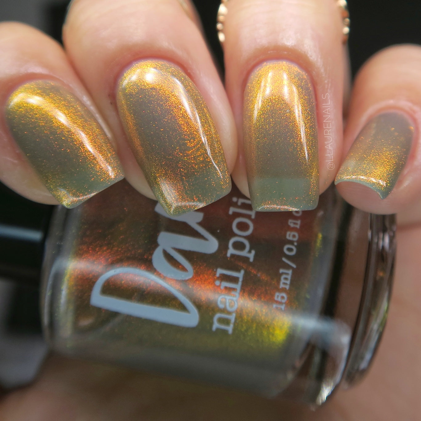 COMING SOON! 5/2 PRE ORDER: They See BB Rollin’ - Orange Shimmer Nail Polish - Trust the Shimmer Collection - Ships in ~5 weeks - Dam Nail Polish