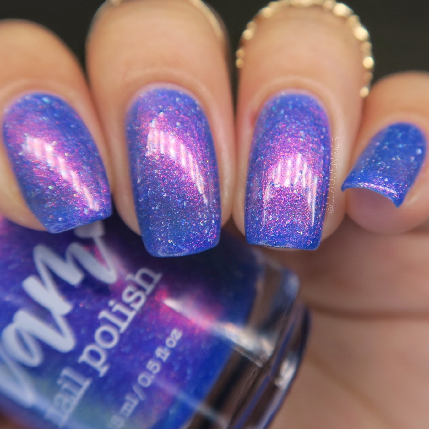 Touch the Sky in Tokyo - Blue Shimmer Polish - Journey Through Japan Collection - Dam Nail Polish