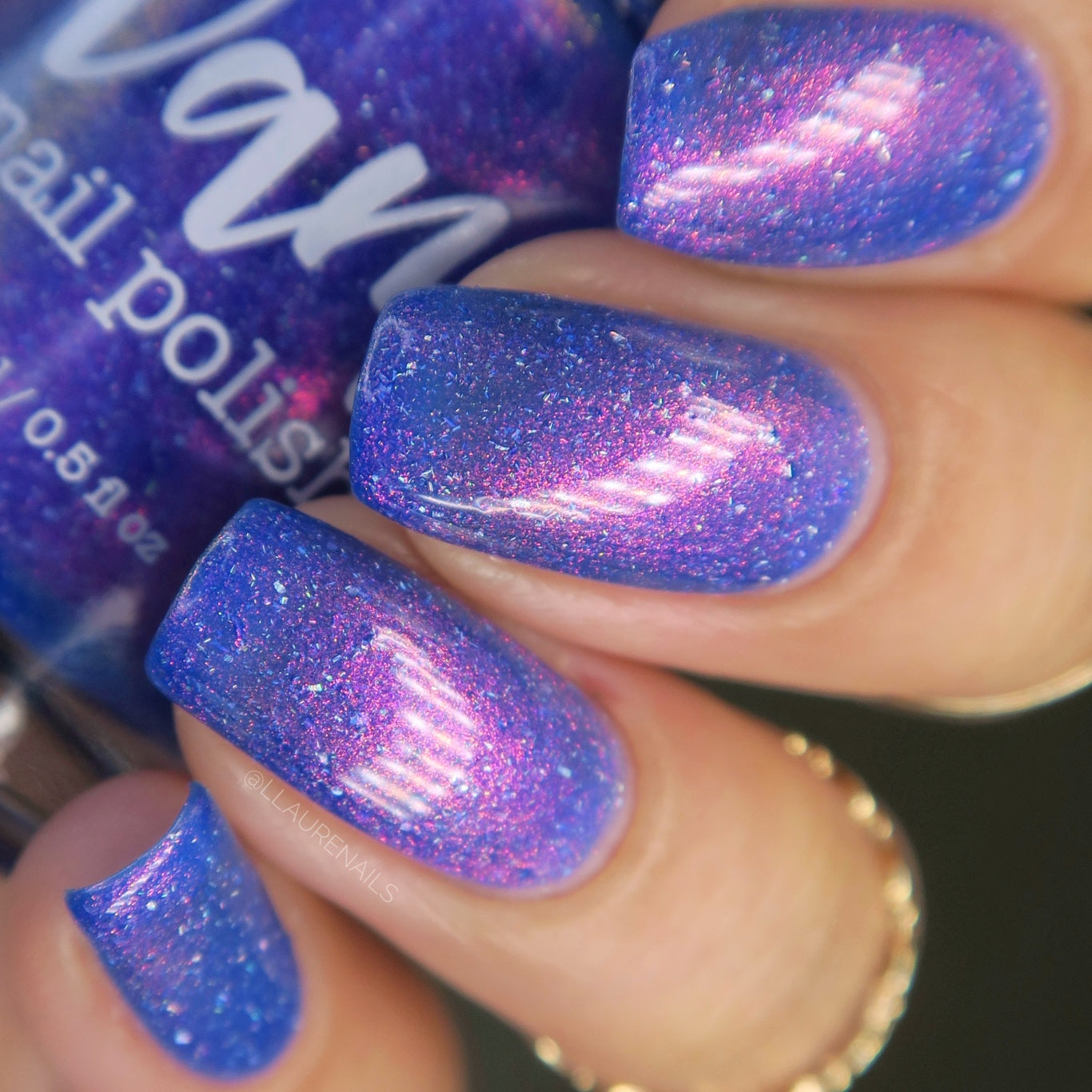 Touch the Sky in Tokyo - Blue Shimmer Polish - Journey Through Japan Collection - Dam Nail Polish