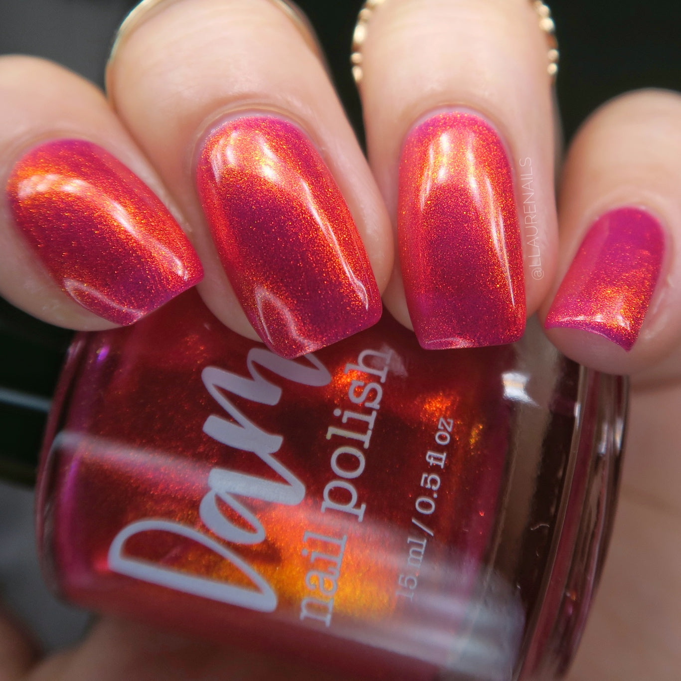 Year of the Dragon - Red Shimmer Nail Polish - Lunar New Year 2024