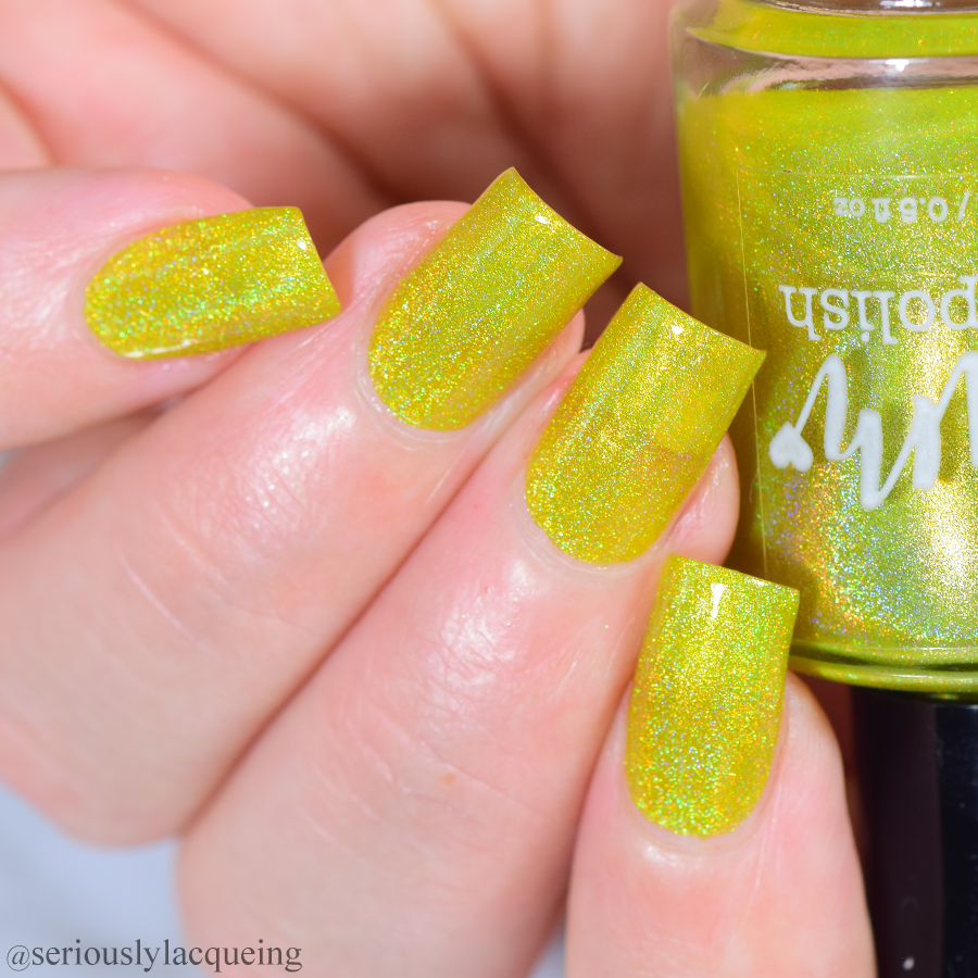 Yep It’s Yellow - Seriously Rainbows - Holographic Nail Polish - Dam Nail Polish