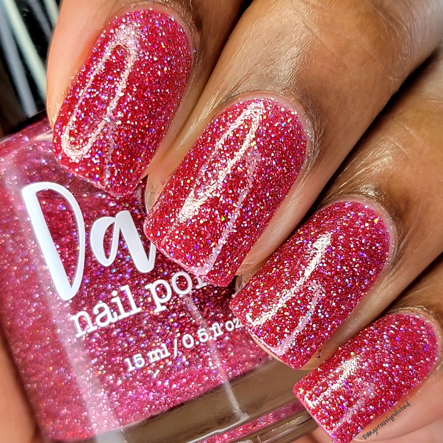 Jams & Jellies Collection - Rainbow Reflective Glitter Nail Polish - Dam