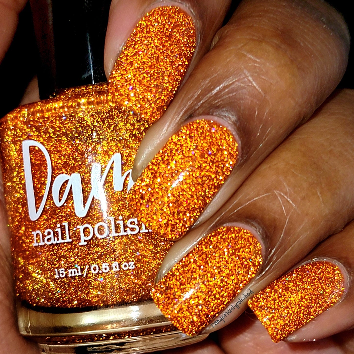 Jams & Jellies Collection - Rainbow Reflective Glitter Nail Polish - Dam