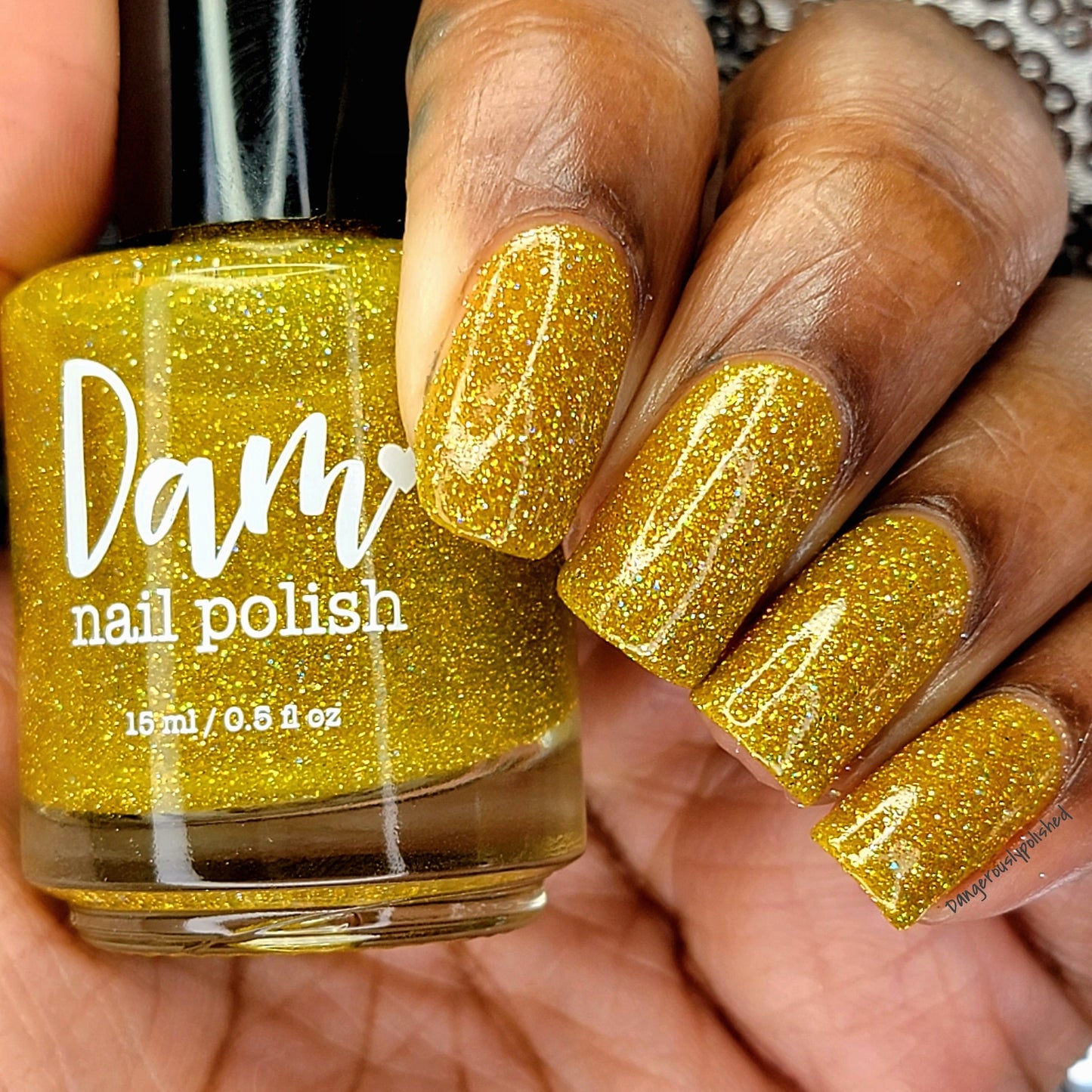 Lemon Curd - Jams & Jellies Collection - Yellow Reflective Glitter Nail Polish - Dam