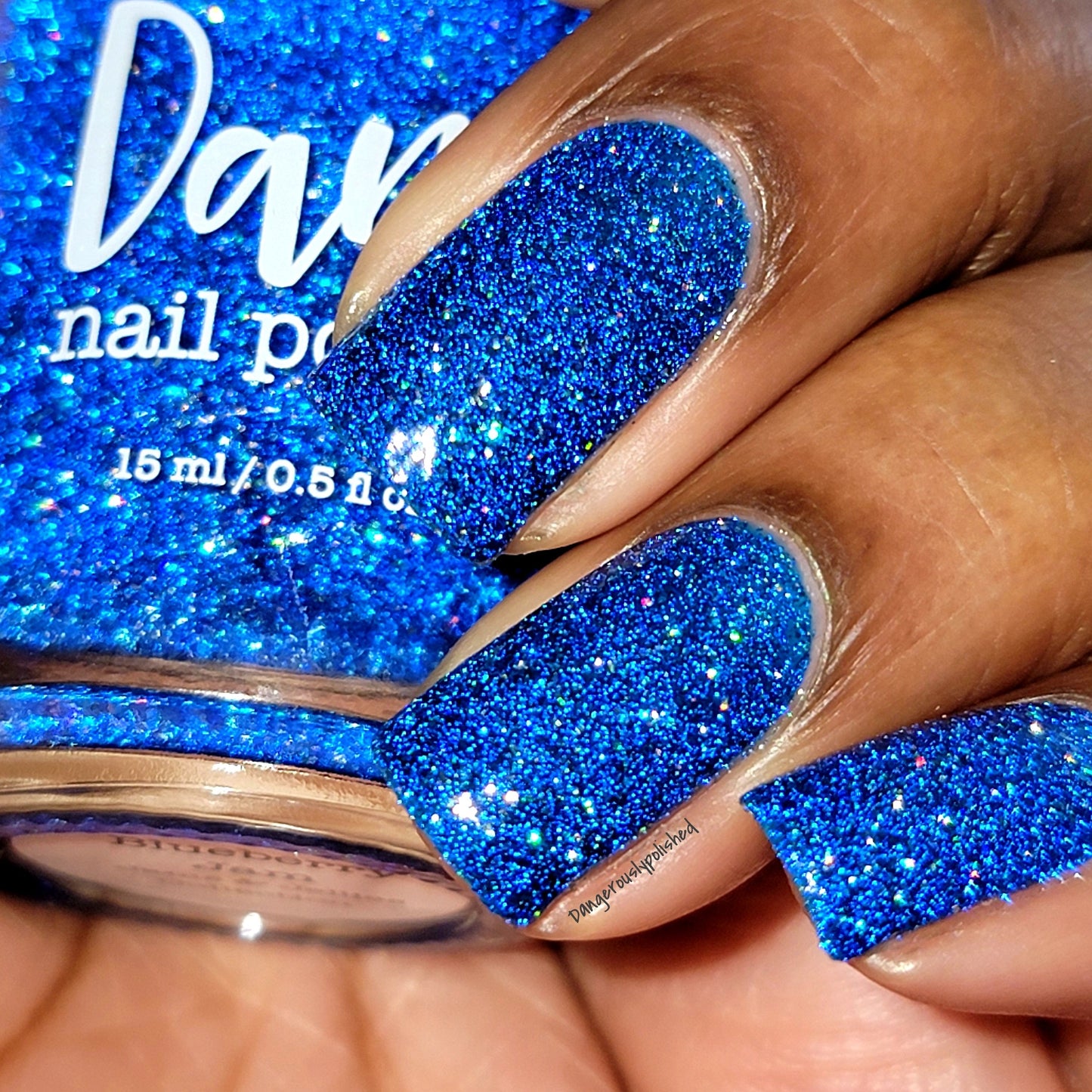 Jams & Jellies Collection - Rainbow Reflective Glitter Nail Polish - Dam
