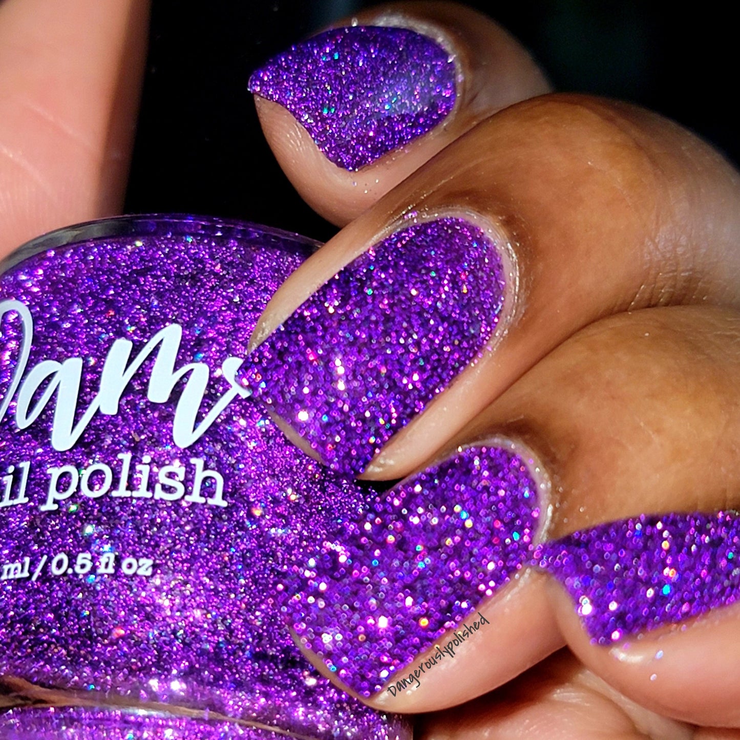 Jams & Jellies Collection - Rainbow Reflective Glitter Nail Polish - Dam