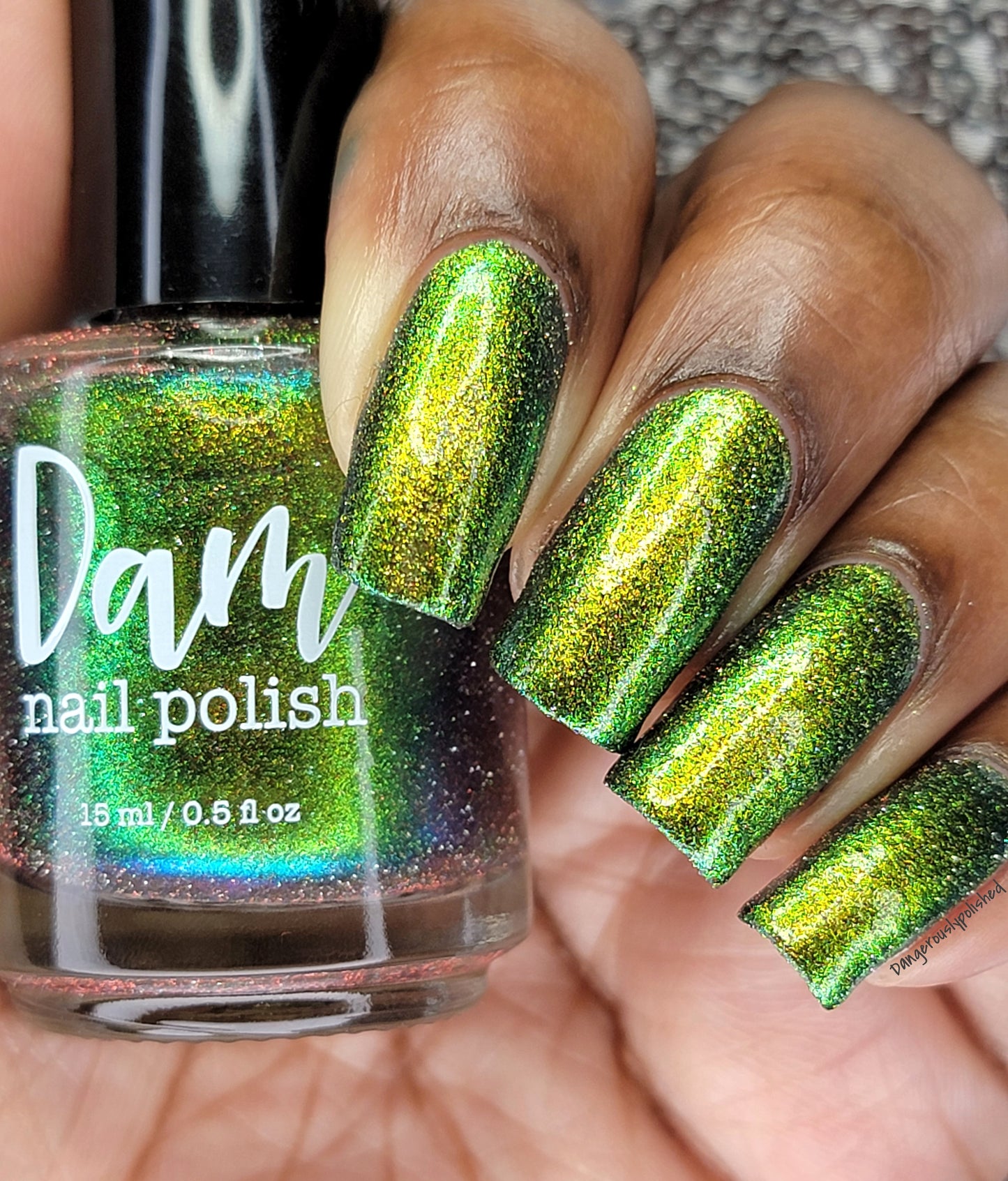 Mood - Green/Gold/Orange/Red Multichrome Reflective Nail Polish - Dam