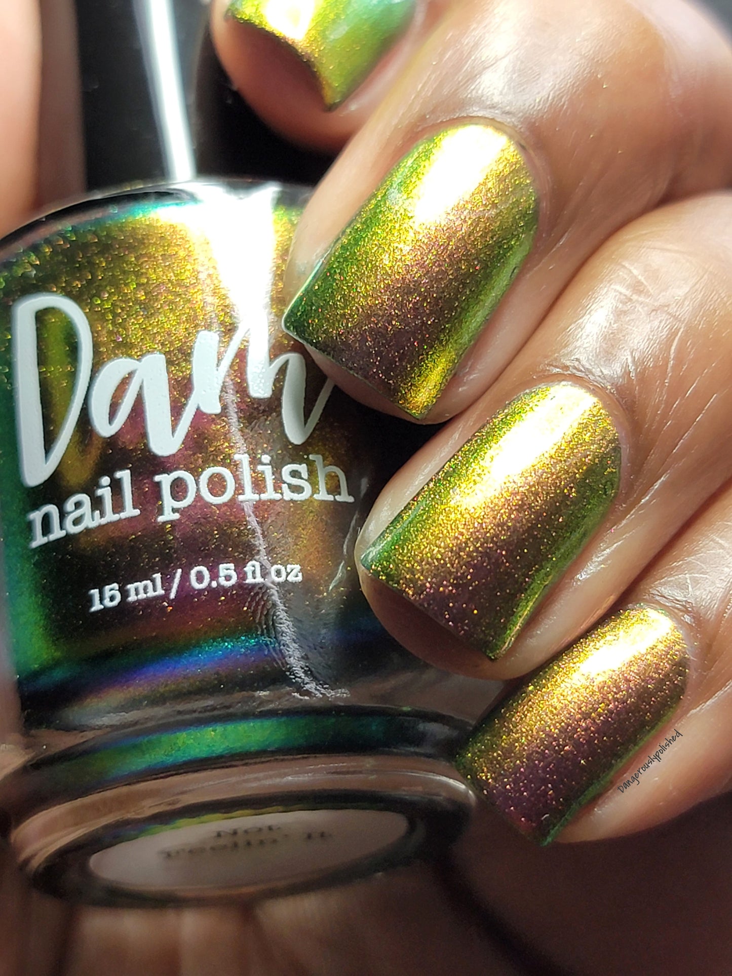 Not Feelin' It - Red/Orange/Green/Blue Multichrome Nail Polish - Dam