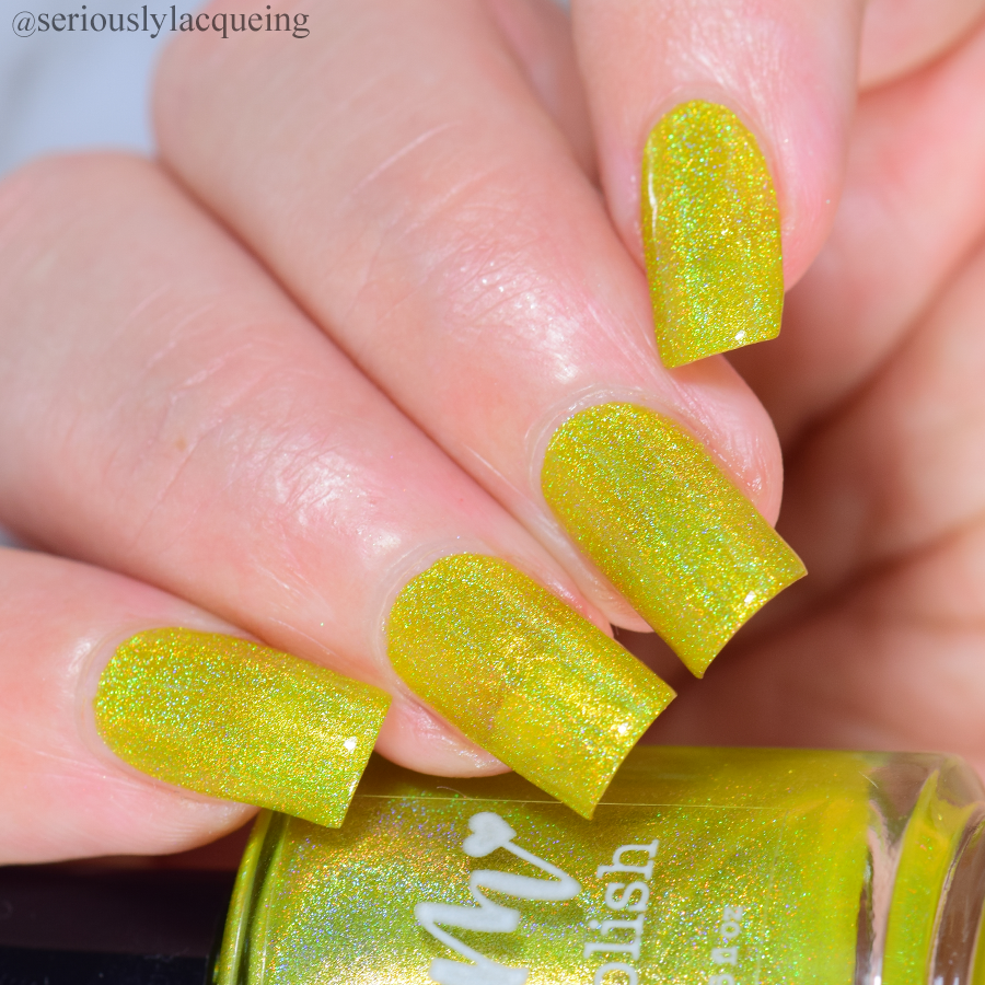 Yep It’s Yellow - Seriously Rainbows - Holographic Nail Polish - Dam Nail Polish