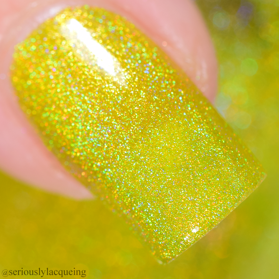 Yep It’s Yellow - Seriously Rainbows - Holographic Nail Polish - Dam Nail Polish