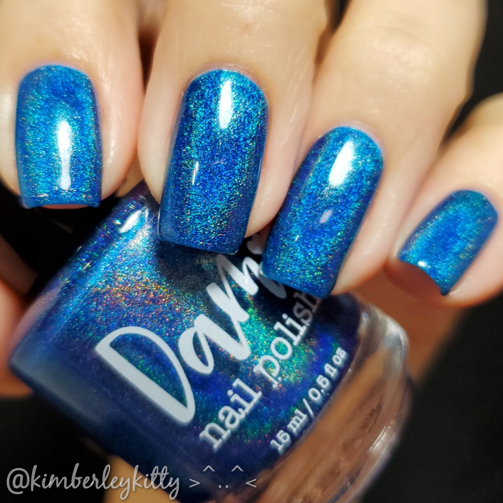 Aquamarine - Blue Holographic Polish - Gemstone Collection Pt. 1 - Dam Nail Polish