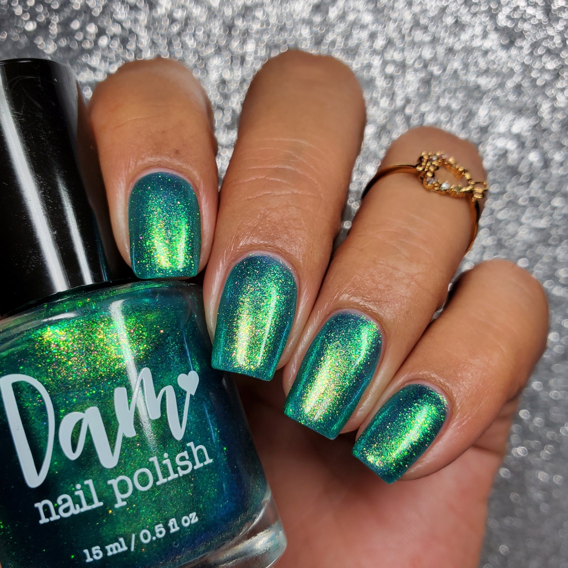 Gone Coastal - Blue Shimmer Nail Polish - Dam
