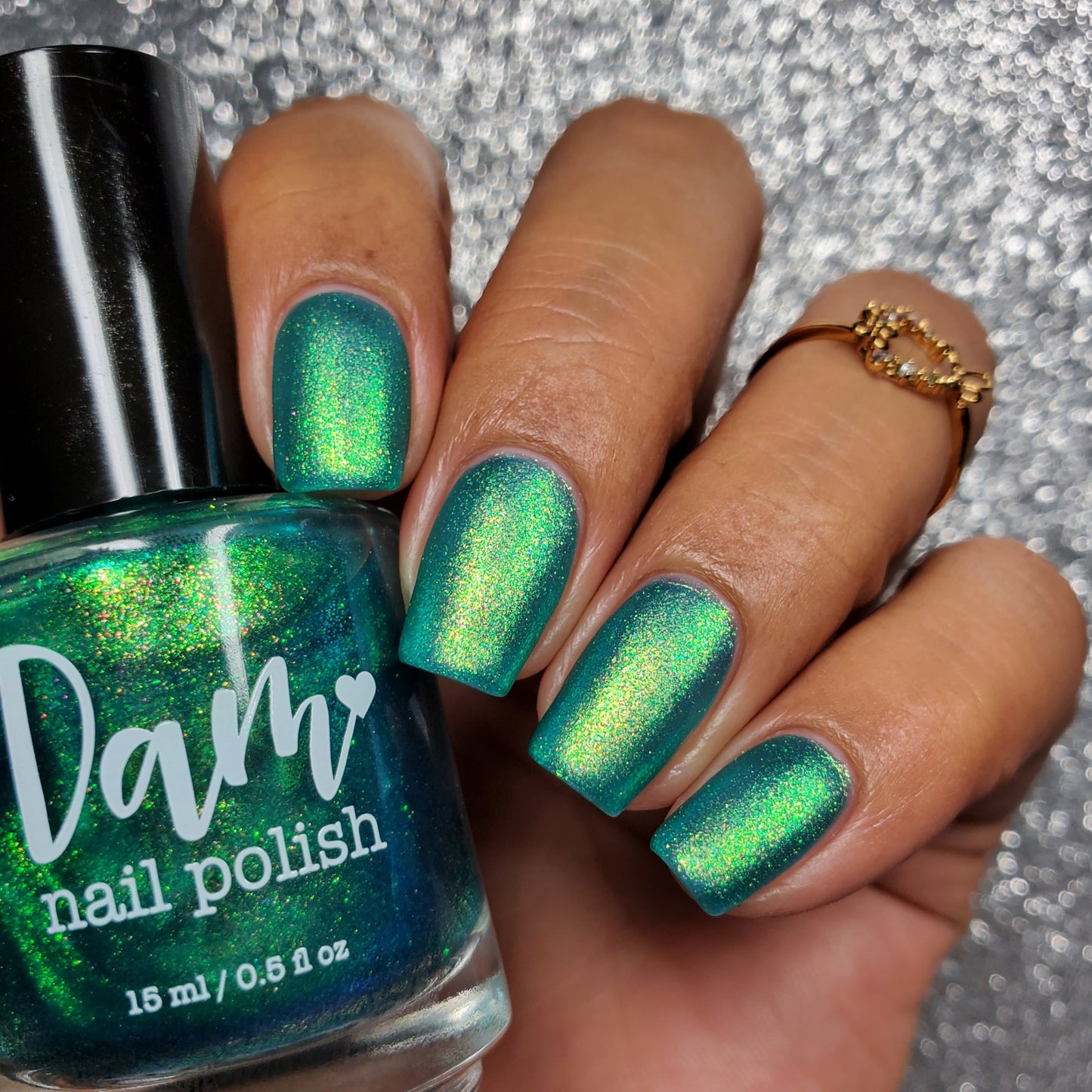 Gone Coastal - Blue Shimmer Nail Polish - Dam