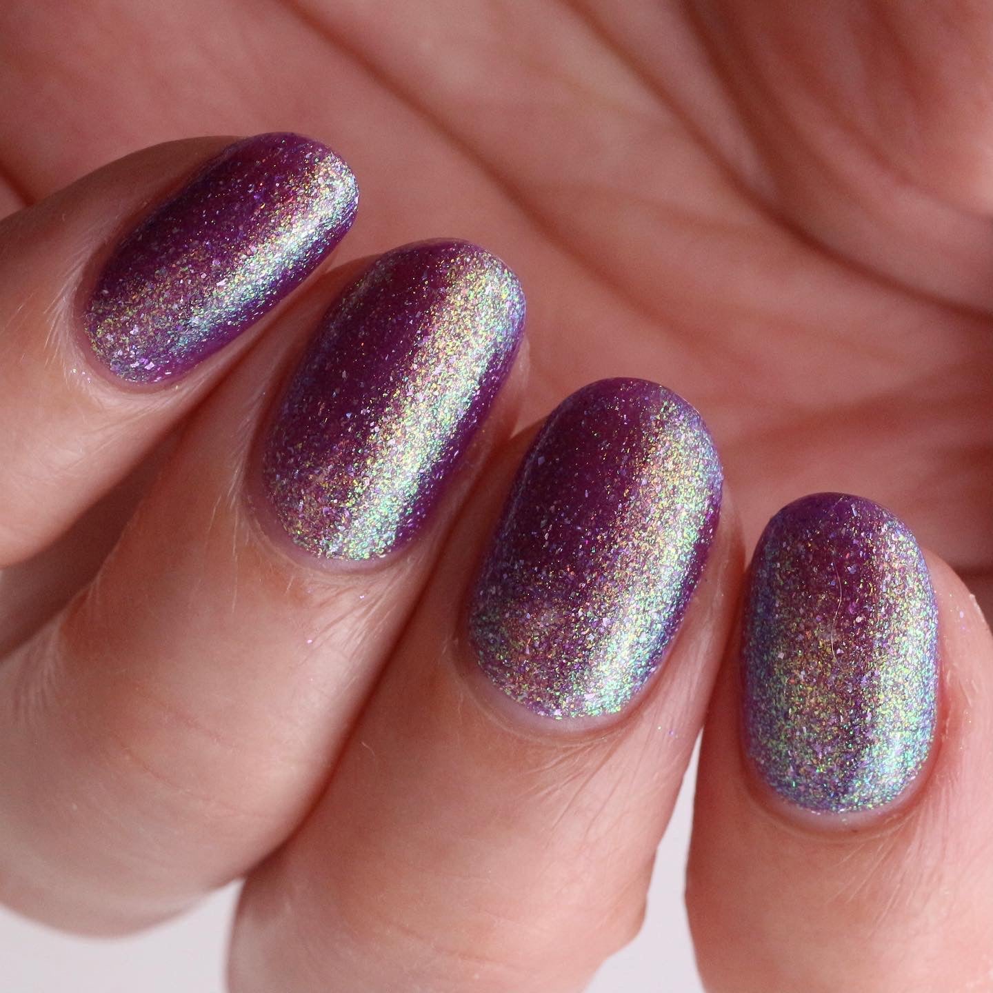 Your Grace - Purple Shimmer Nail Polish - Royalty Trio - Dam