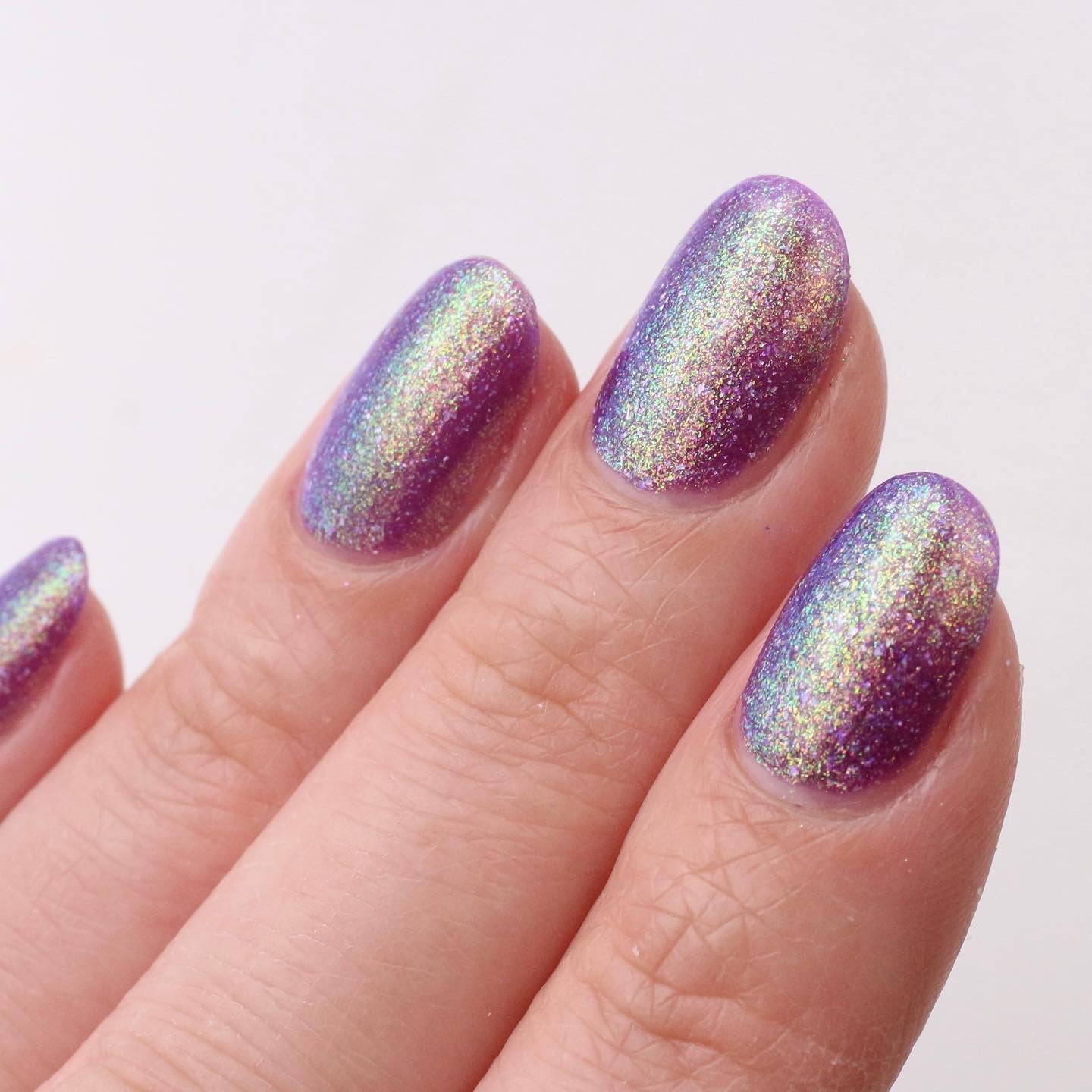 Your Grace - Purple Shimmer Nail Polish - Royalty Trio - Dam
