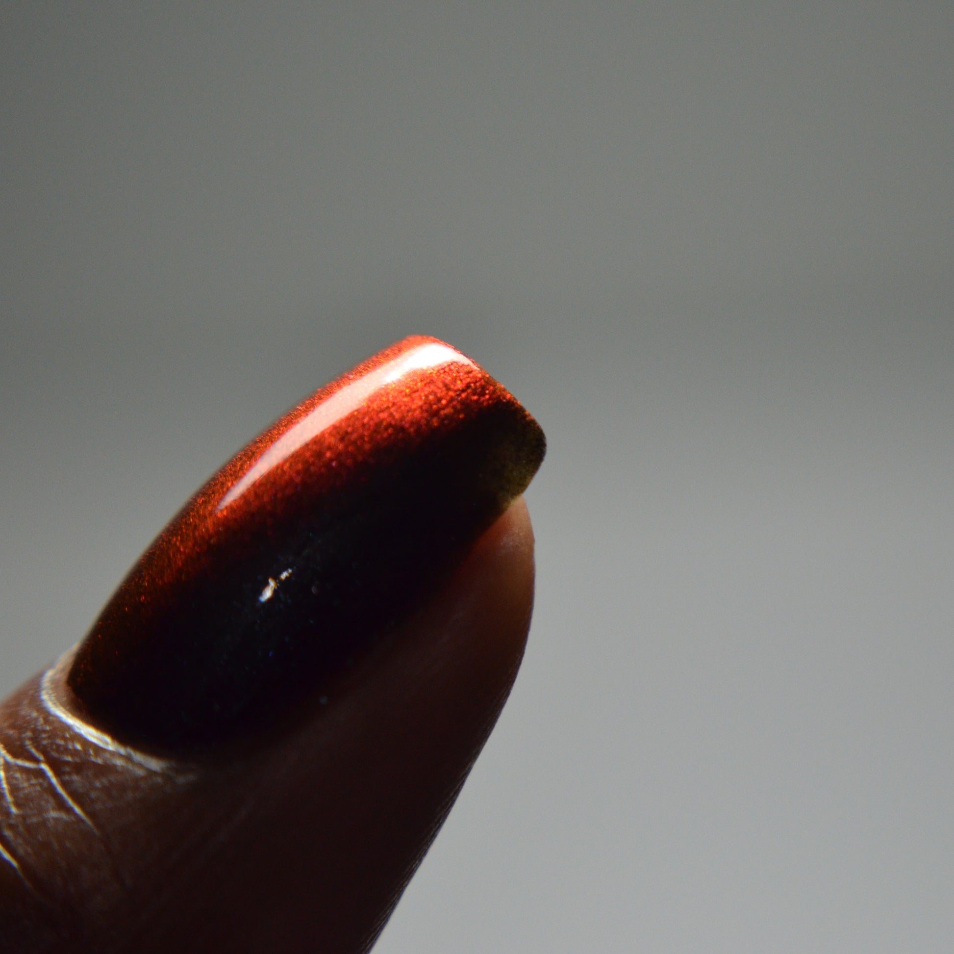 Change of Heart - Black Red Multichrome Polish - Dam Nail Polish