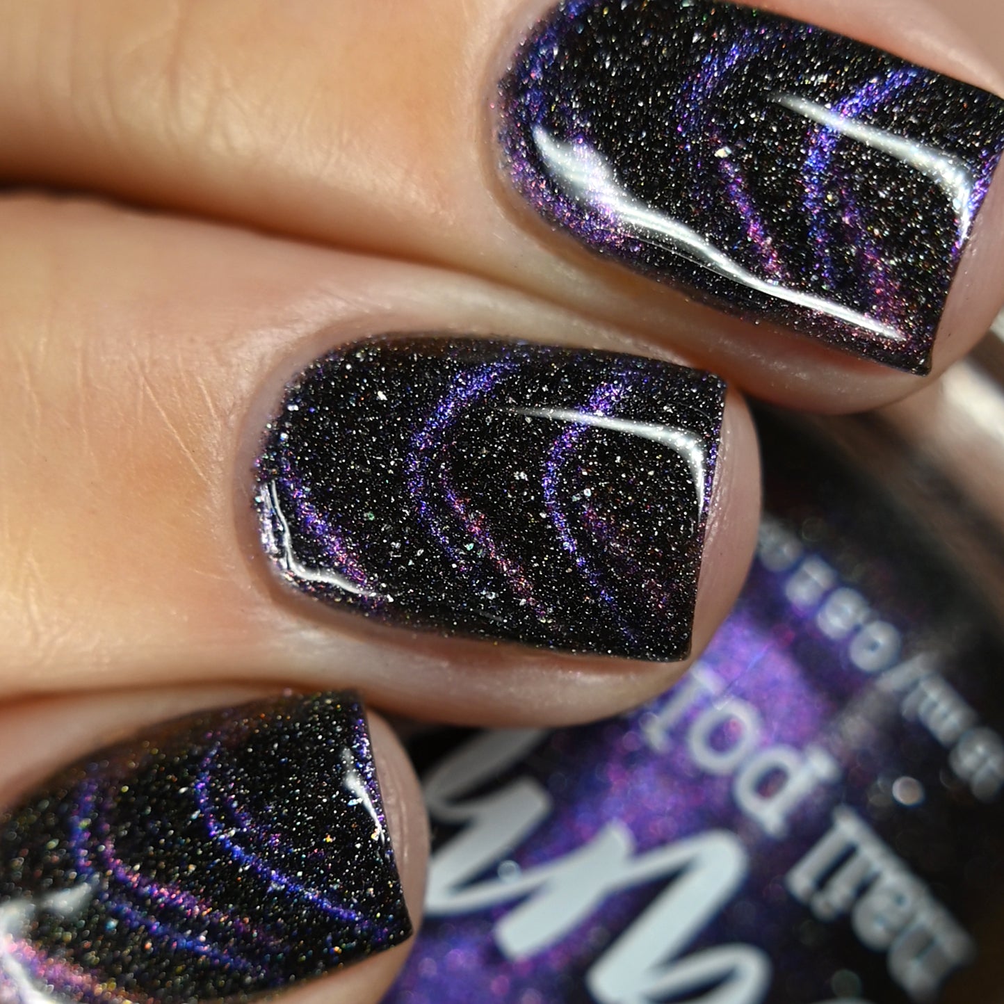 Supernova - Purple/Pink/Bronze Magnetic Holographic Nail Polish - Astronomical 2 Collection - Dam