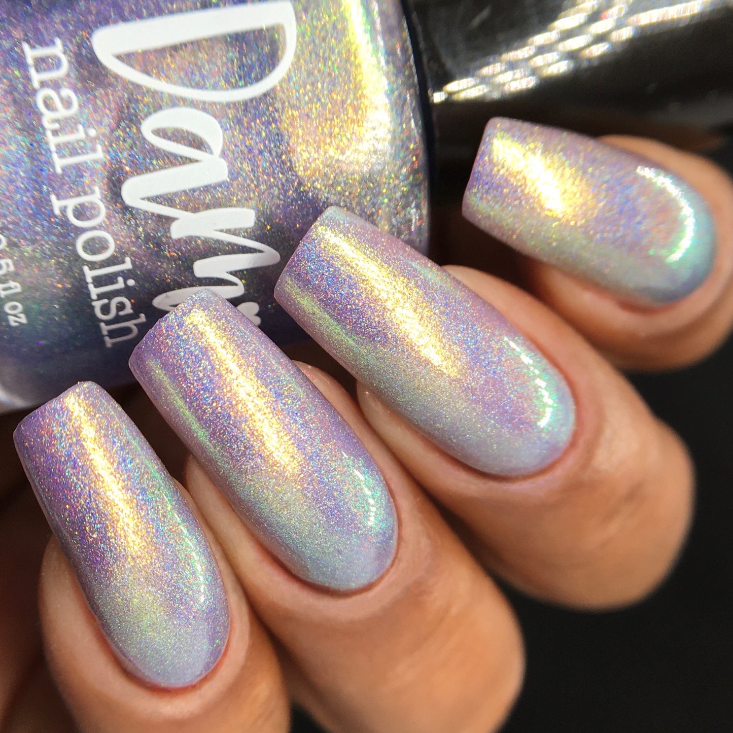 Data is My Love Language - Purple Holographic Nail Polish - Purple Shimmer Nail Polish - Aquarius Birthday Duo