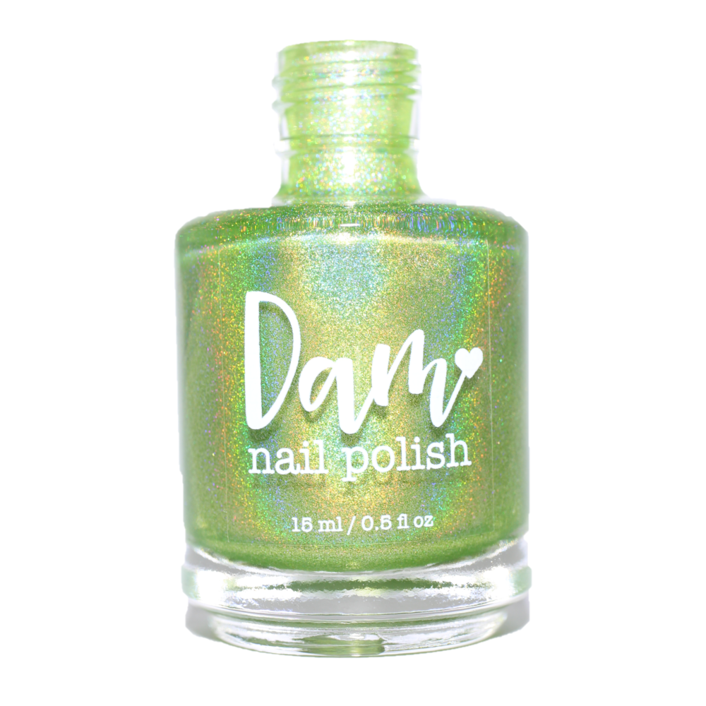 Gotta be Green - Seriously Rainbows - Holographic Nail Polish - Dam Nail Polish