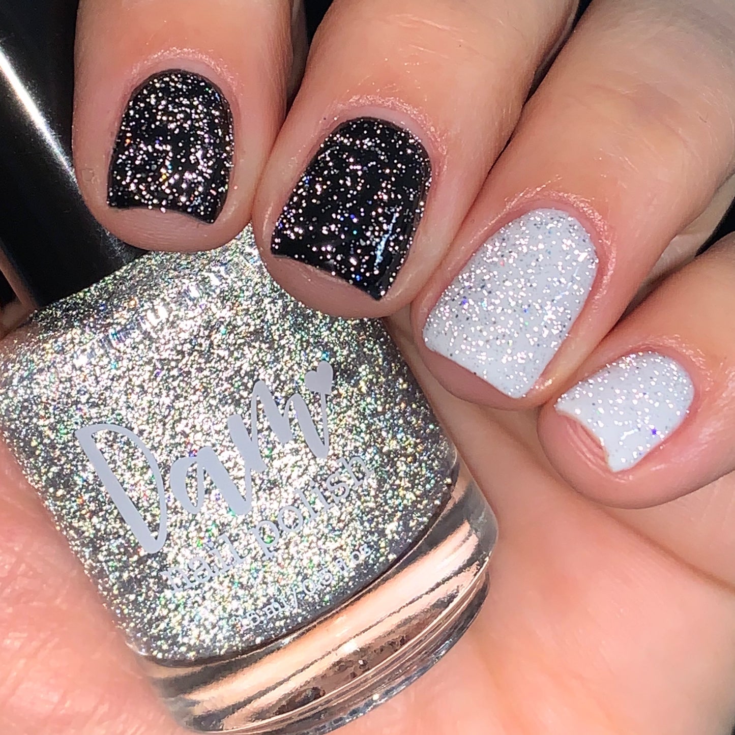 Go Fish - Silver Holographic Reflective Glitter Nail Polish