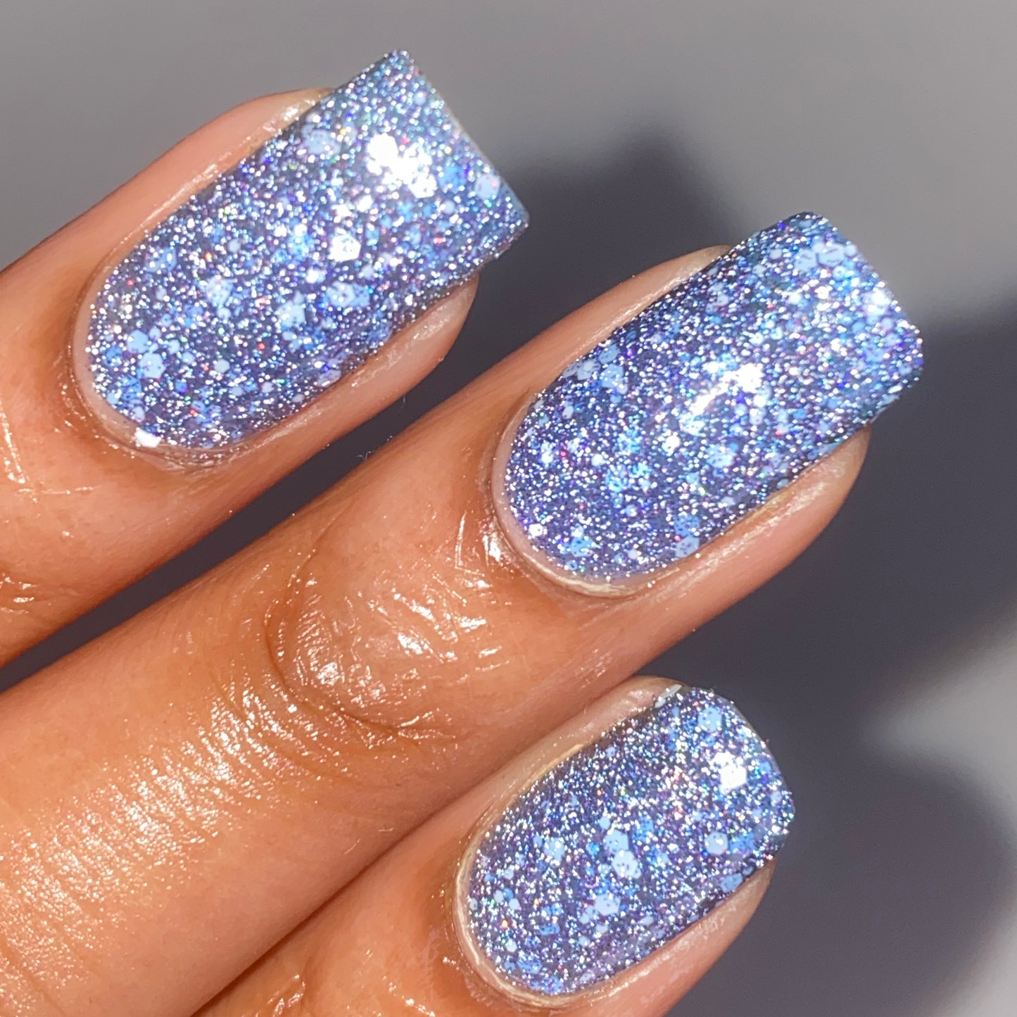 Coma Time - Blue Reflective Glitter Nail Polish - Hibernation Collection - Dam