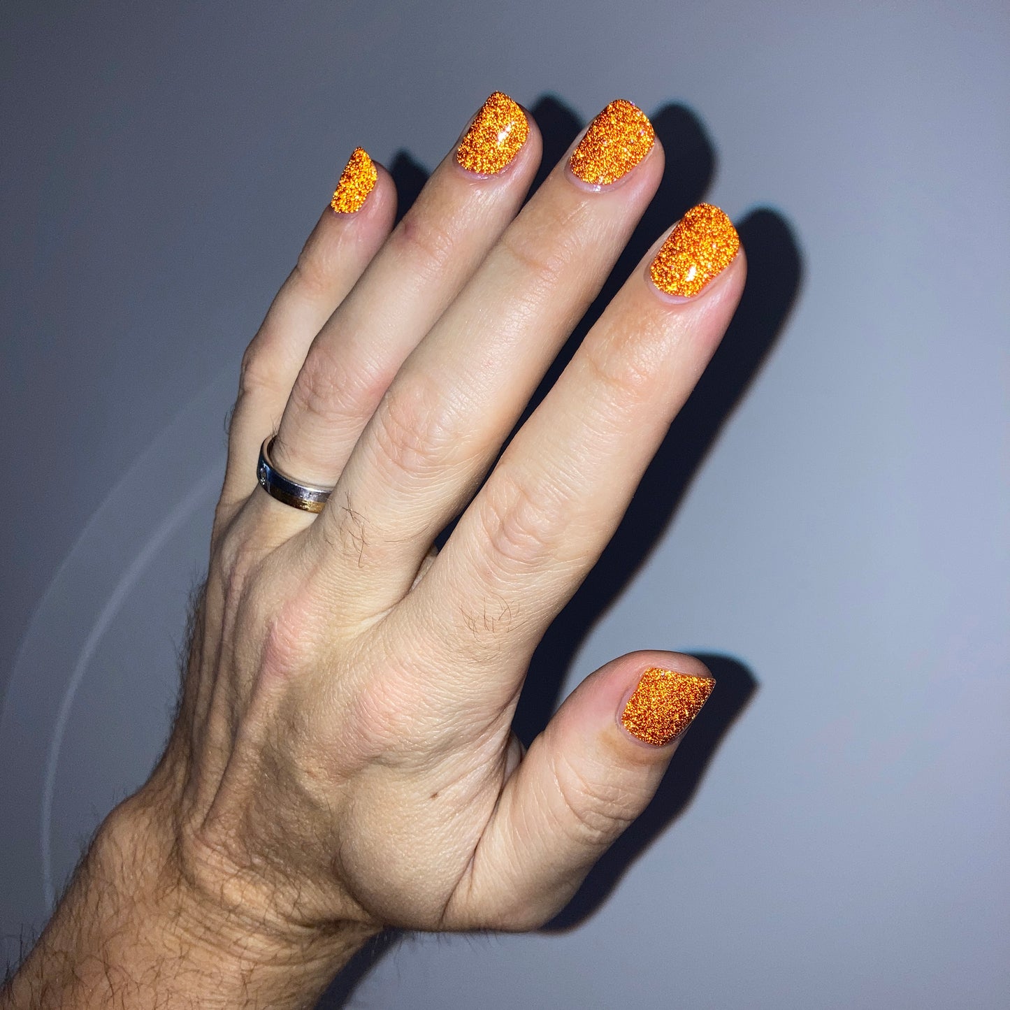 Apricot Preserves - Jams & Jellies Collection - Orange Reflective Glitter Nail Polish - Dam