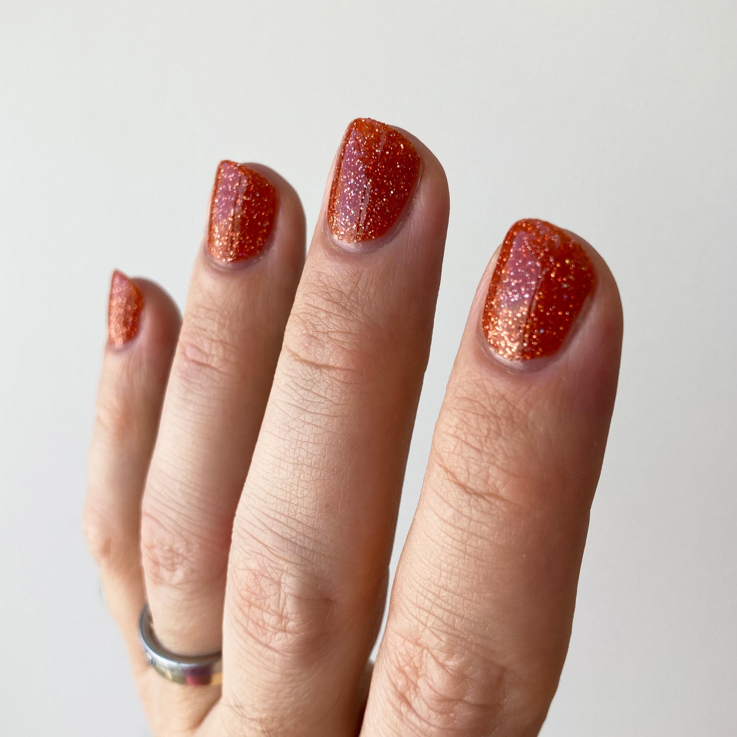 Apricot Preserves - Jams & Jellies Collection - Orange Reflective Glitter Nail Polish - Dam