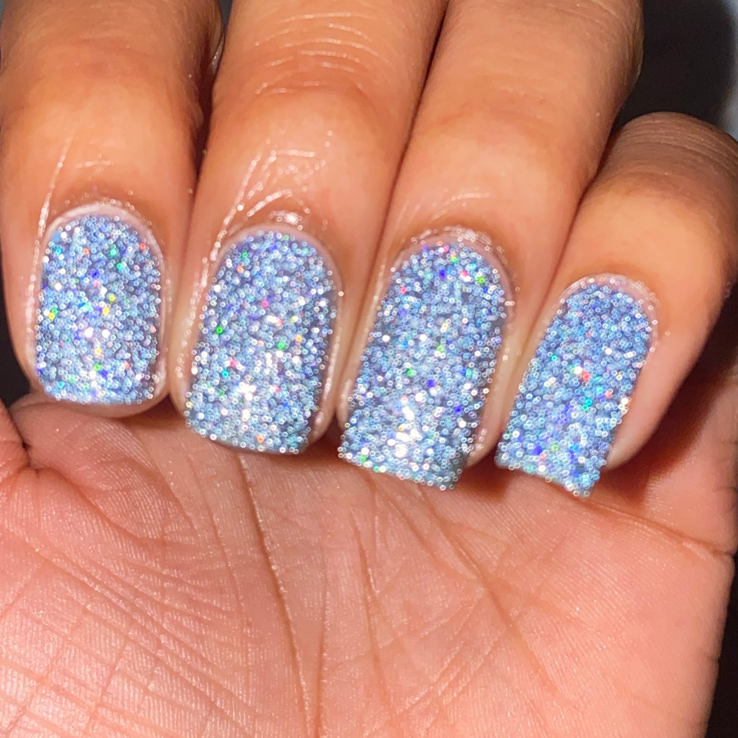 Sleep Tight - Snooze Collection - Silver Lavender Reflective Glitter Nail Polish - Dam
