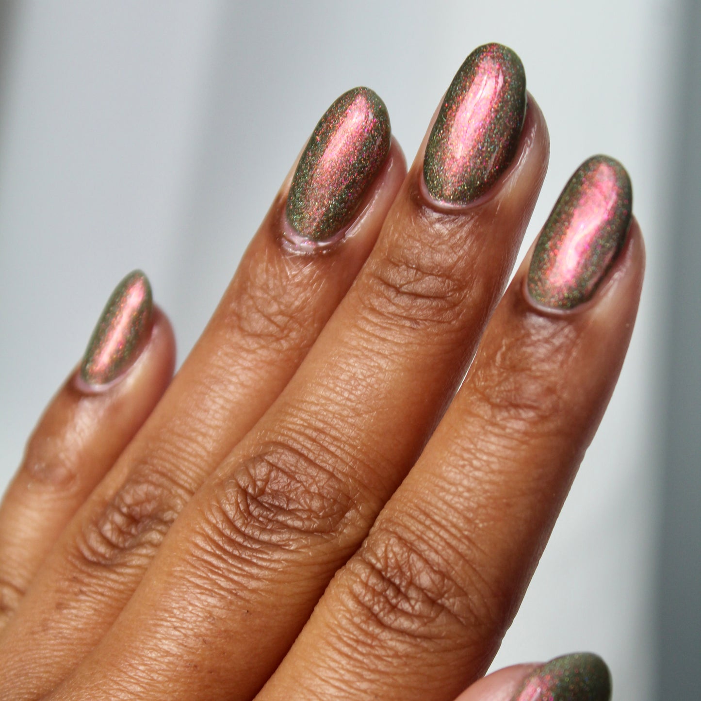 Brianna - Olive Shimmer Polish - Survivor Series - Dam Nail Polish