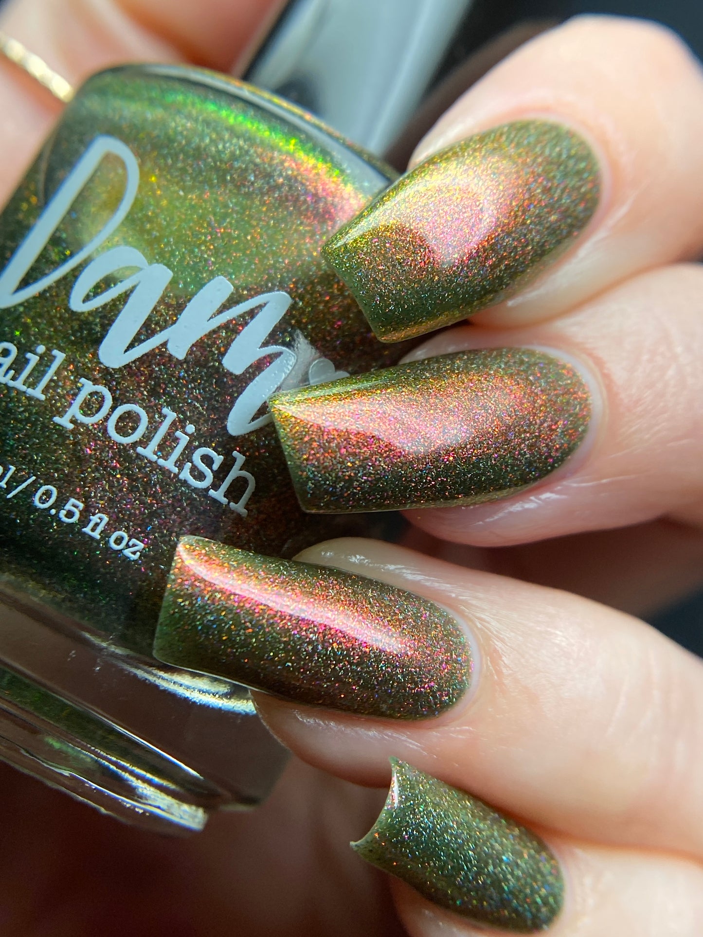 Brianna - Olive Shimmer Polish - Survivor Series - Dam Nail Polish