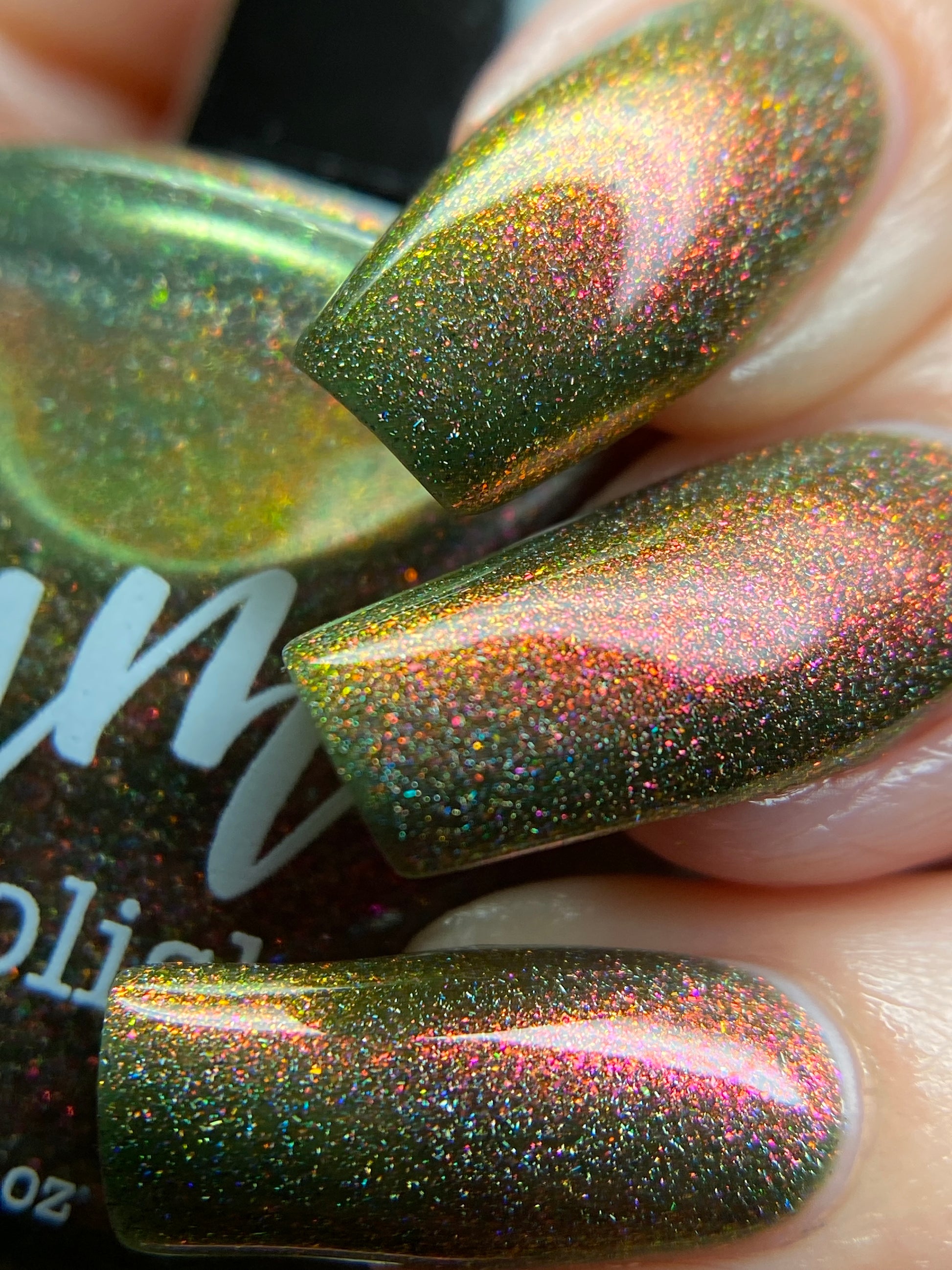 Brianna - Olive Shimmer Polish - Survivor Series - Dam Nail Polish