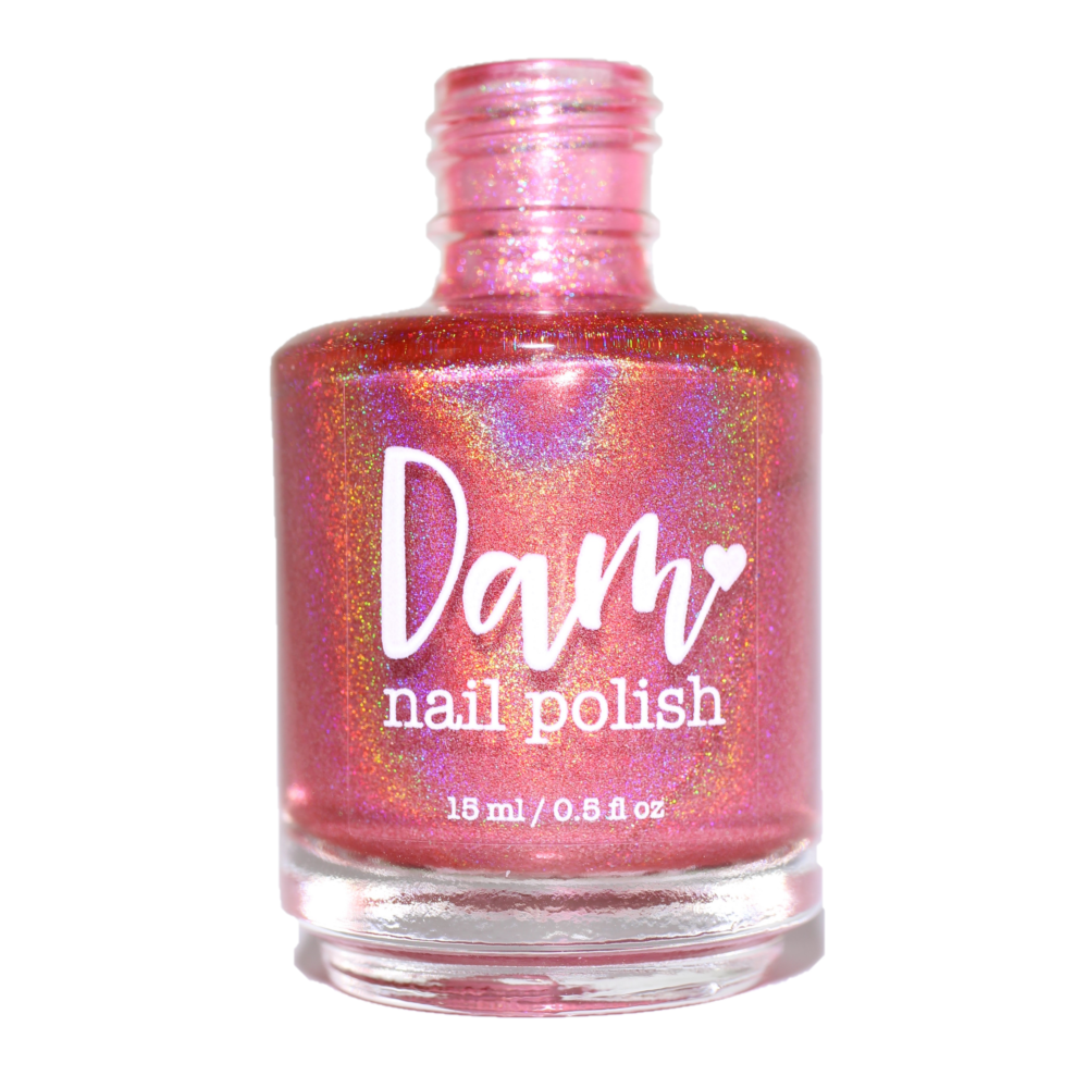 Really Red - Seriously Rainbows - Holographic Nail Polish - Dam Nail Polish