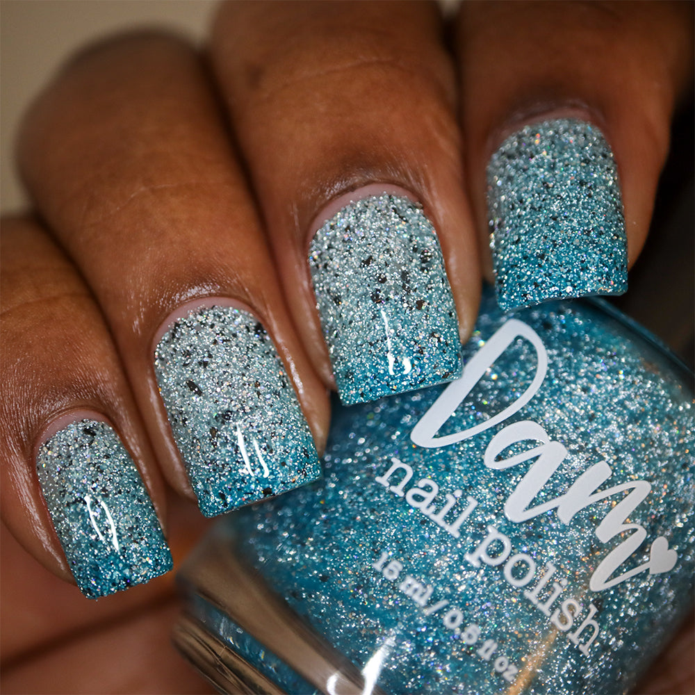 Sarah - Survivor Series - Teal Thermal Reflective Glitter Nail Polish - Dam