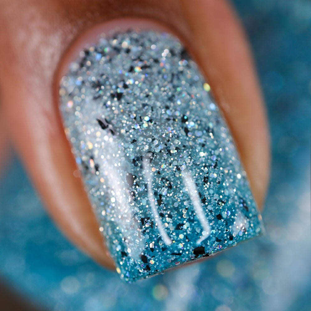 Sarah - Survivor Series - Teal Thermal Reflective Glitter Nail Polish - Dam