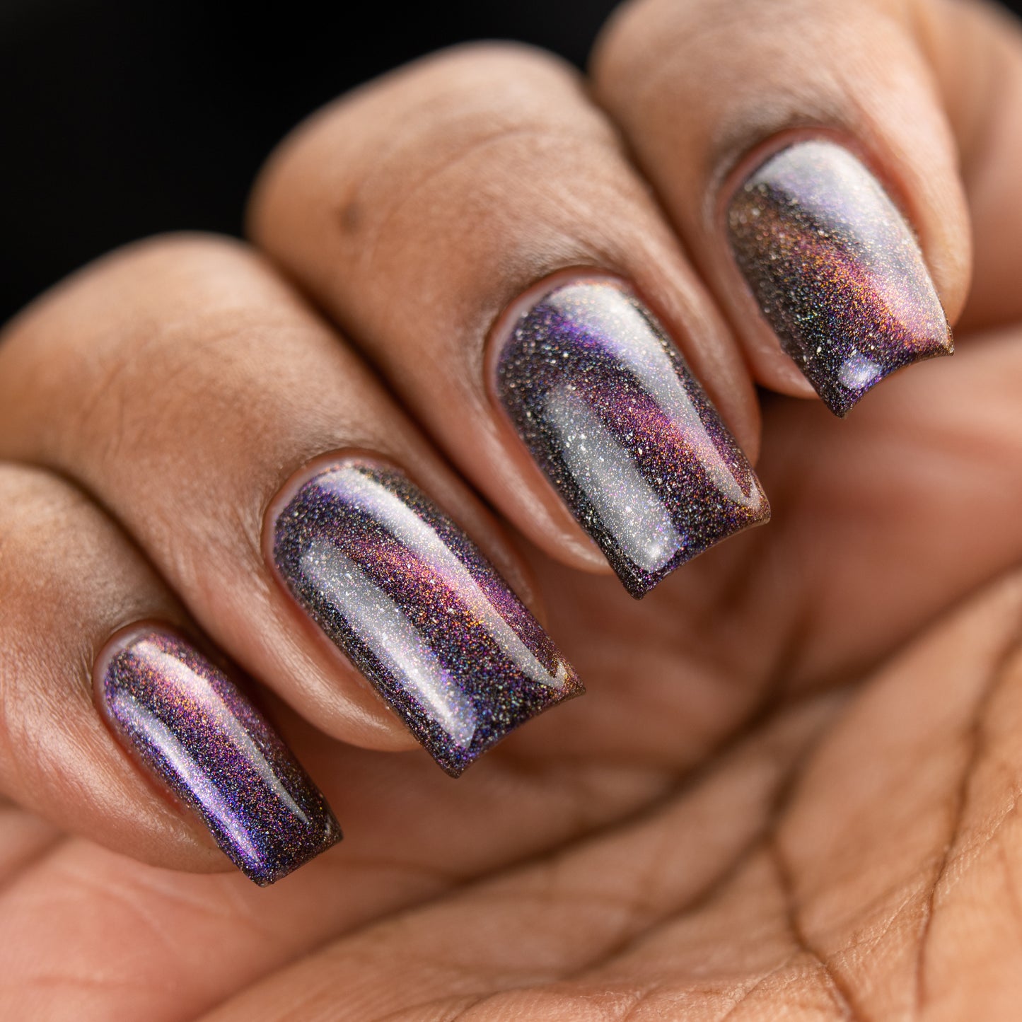 Supernova - Purple/Pink/Bronze Magnetic Holographic Nail Polish - Astronomical 2 Collection - Dam