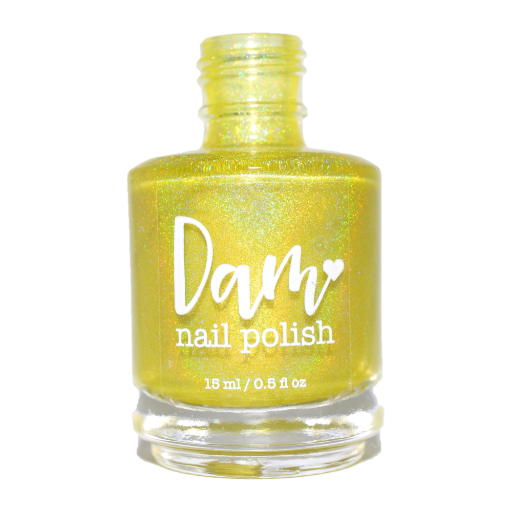 Yep It’s Yellow - Seriously Rainbows - Holographic Nail Polish - Dam Nail Polish