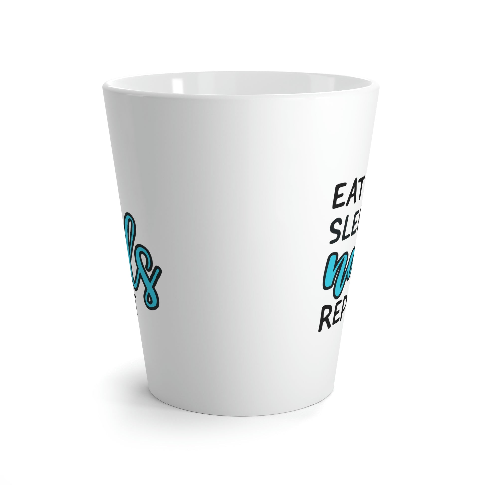 Eat Sleep Nails Repeat - Latte Mug - Dam Nail Polish