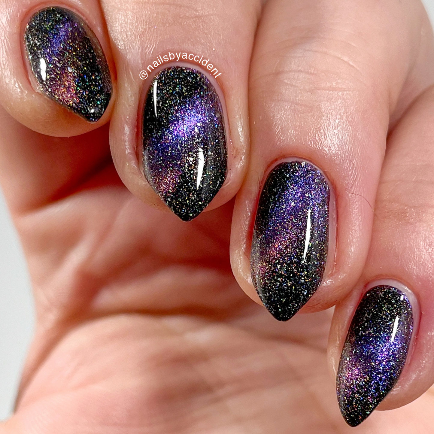 Supernova - Purple/Pink/Bronze Magnetic Holographic Nail Polish - Astronomical 2 Collection - Dam