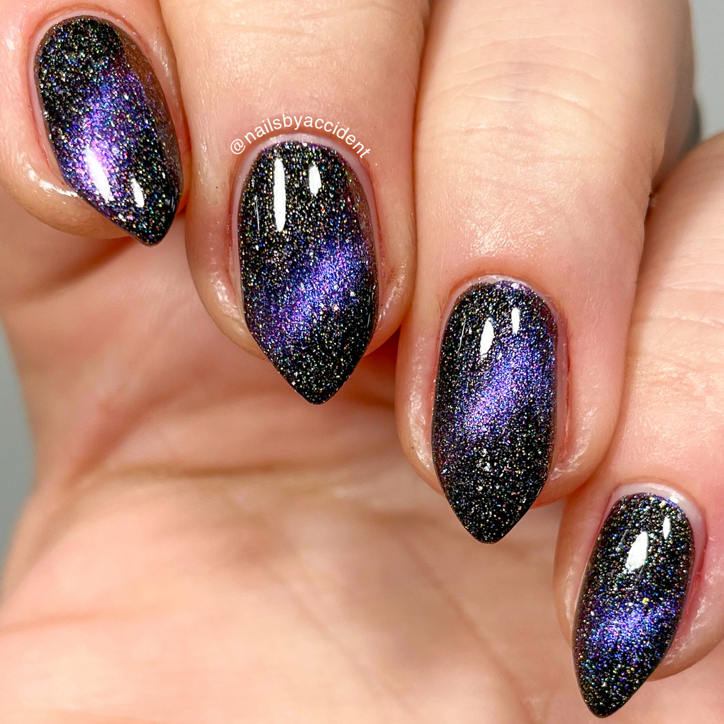 Supernova - Purple/Pink/Bronze Magnetic Holographic Nail Polish - Astronomical 2 Collection - Dam