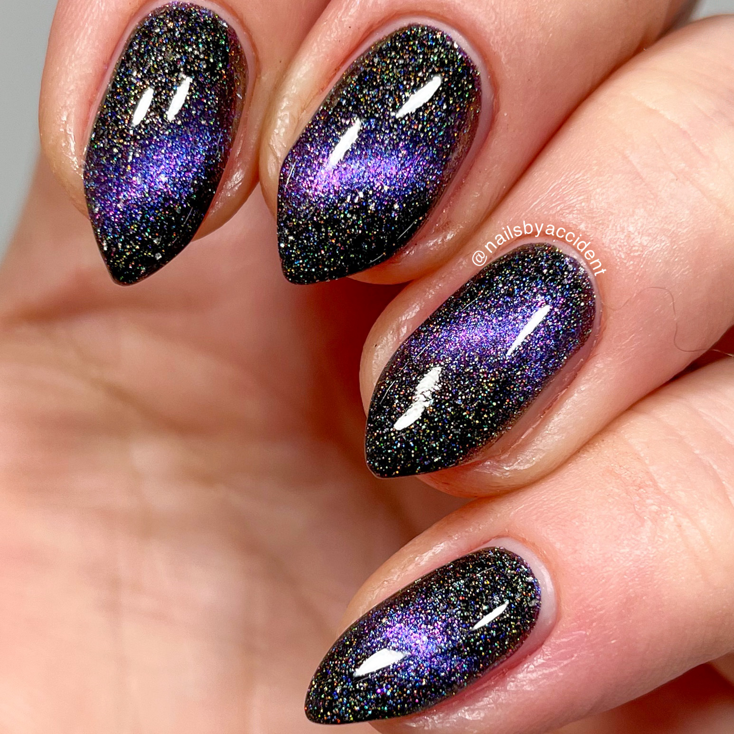 Supernova - Purple/Pink/Bronze Magnetic Holographic Nail Polish - Astronomical 2 Collection - Dam