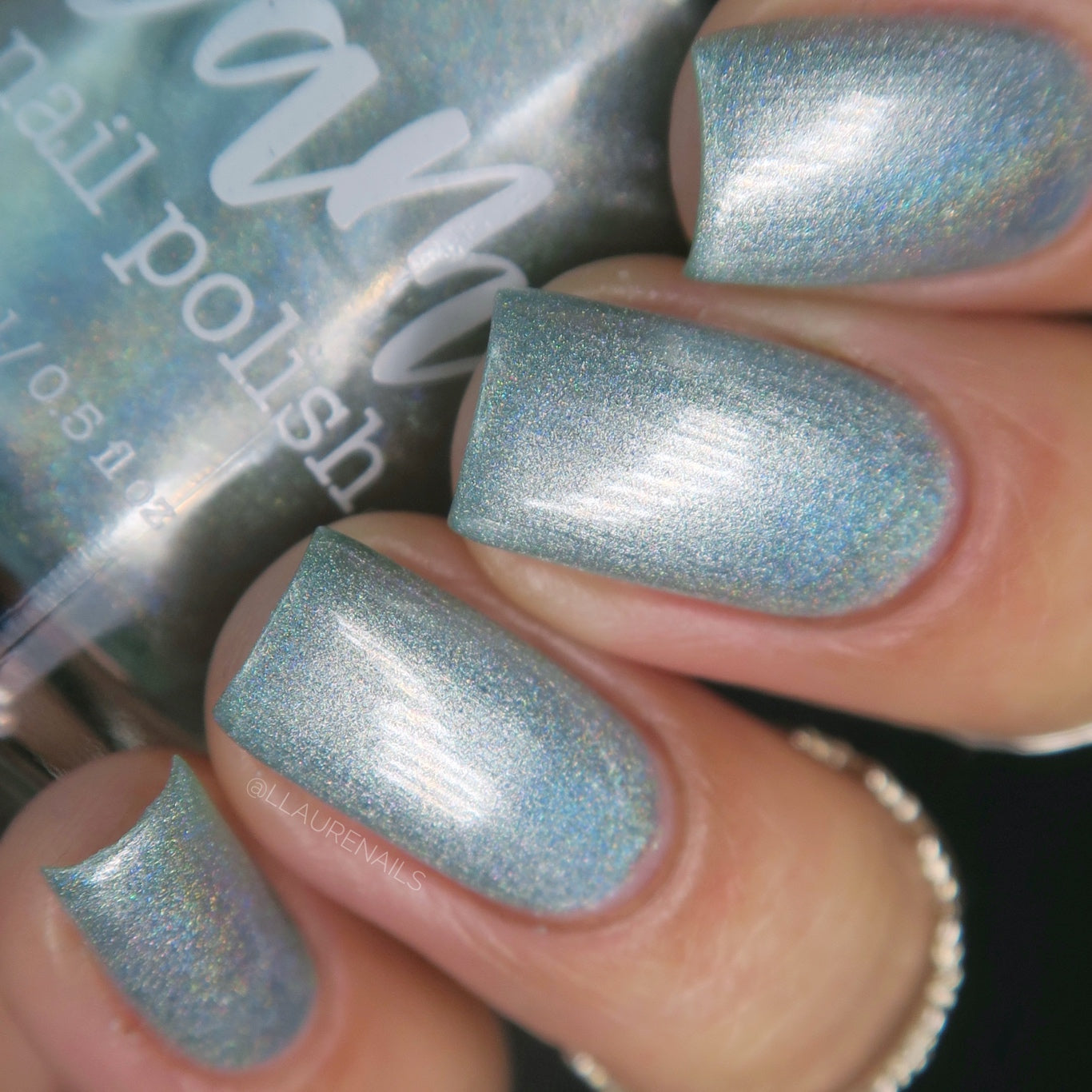 Blue Akoya Pearl - Jewelry Box Holos - Holographic Nail Polish - Dam