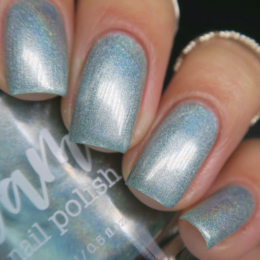 Blue Akoya Pearl - Jewelry Box Holos - Holographic Nail Polish - Dam