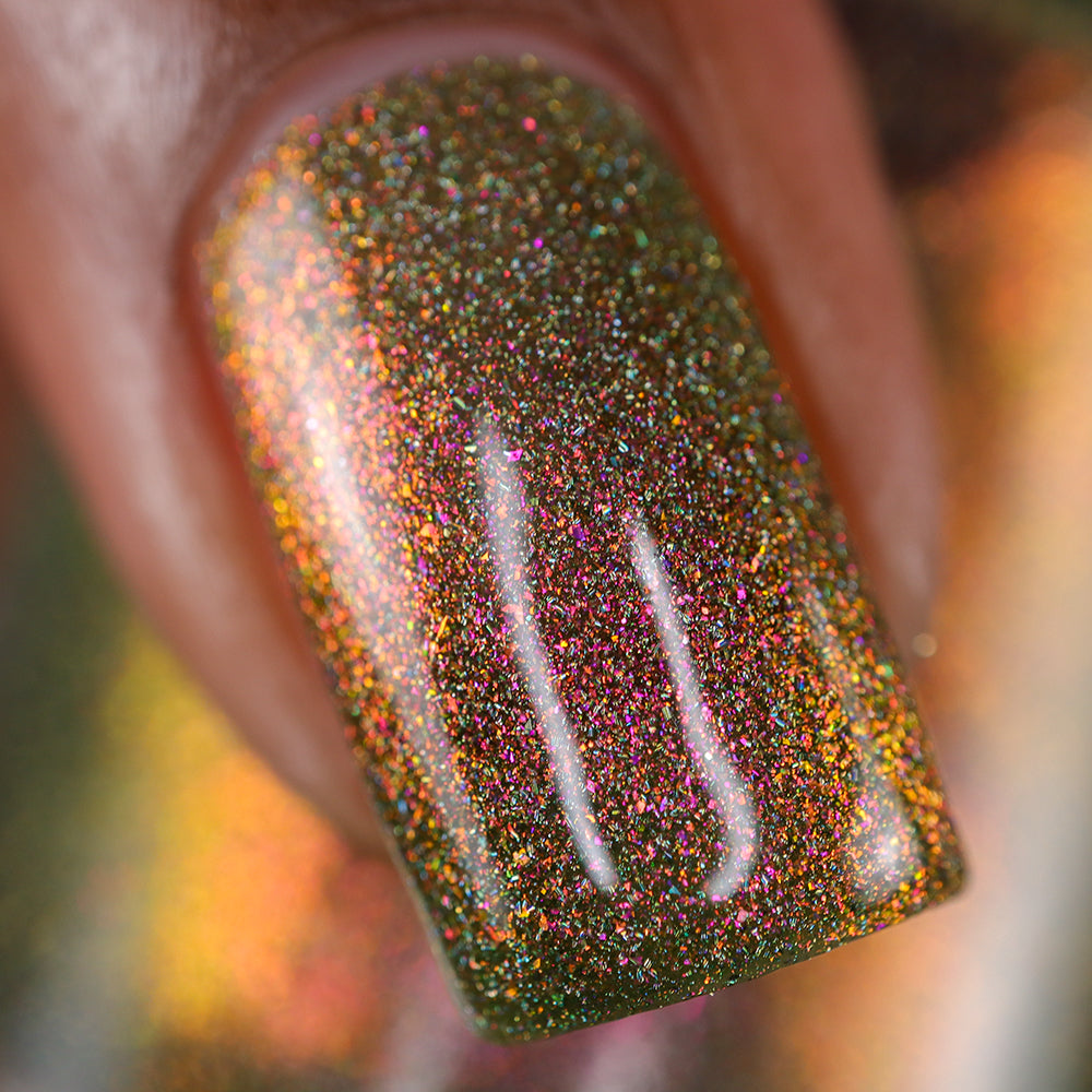 Brianna - Olive Shimmer Polish - Survivor Series - Dam Nail Polish