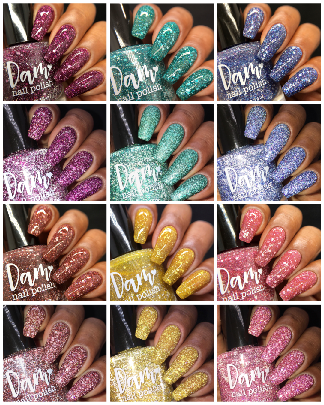 Hibernation Collection - Reflective Glitter Nail Polish - Dam