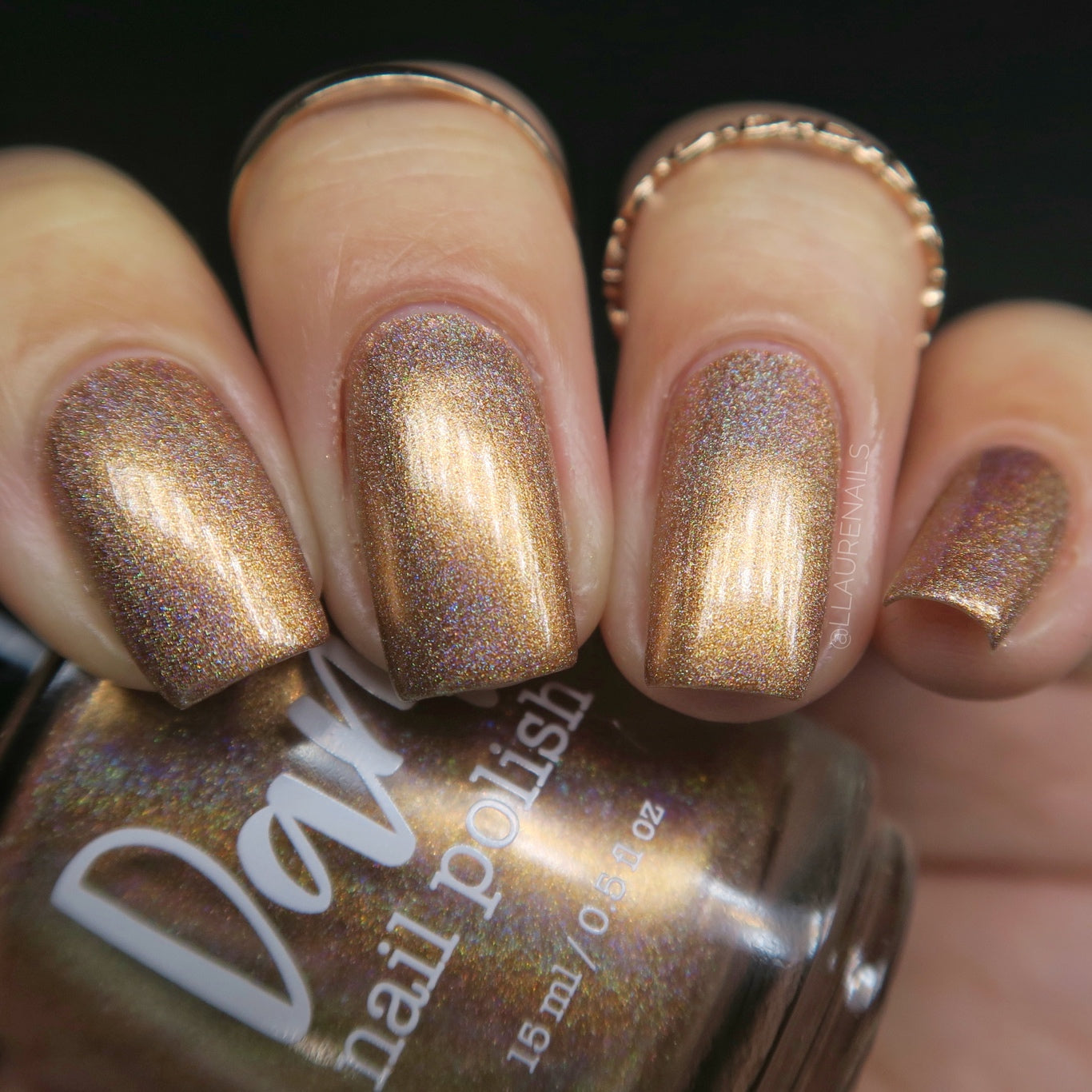 Copper - Jewelry Box Holos - Holographic Nail Polish - Dam