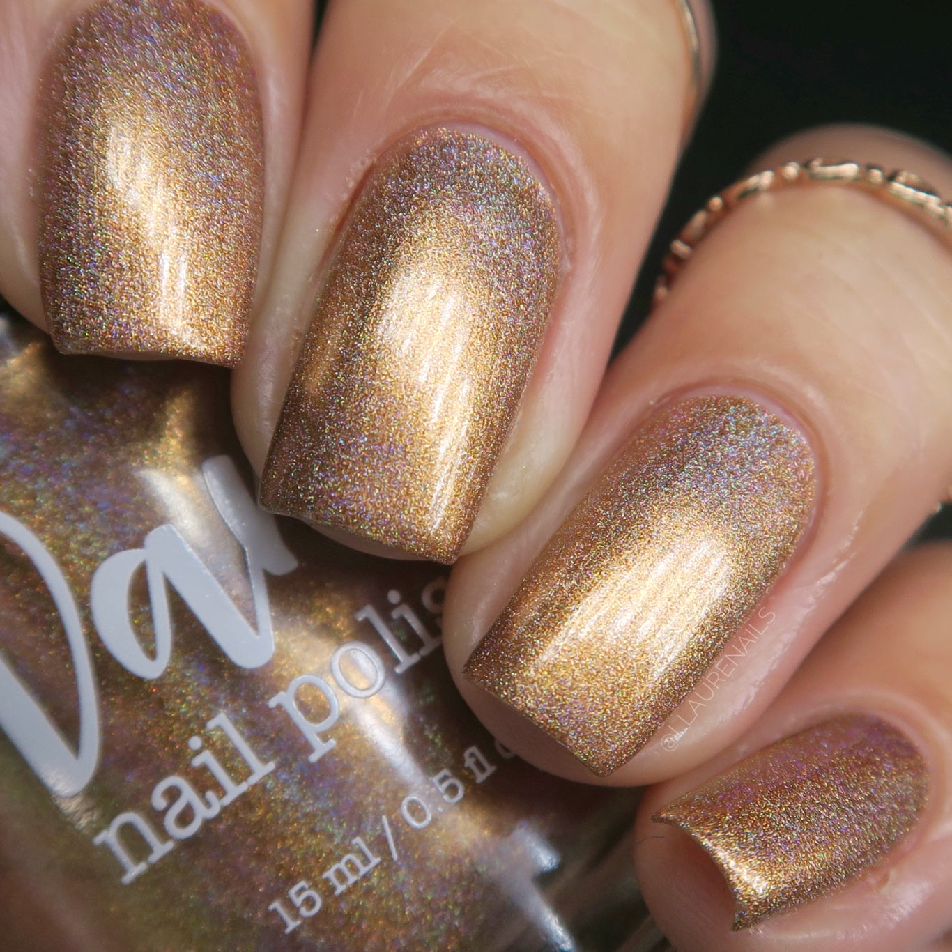 Copper - Jewelry Box Holos - Holographic Nail Polish - Dam