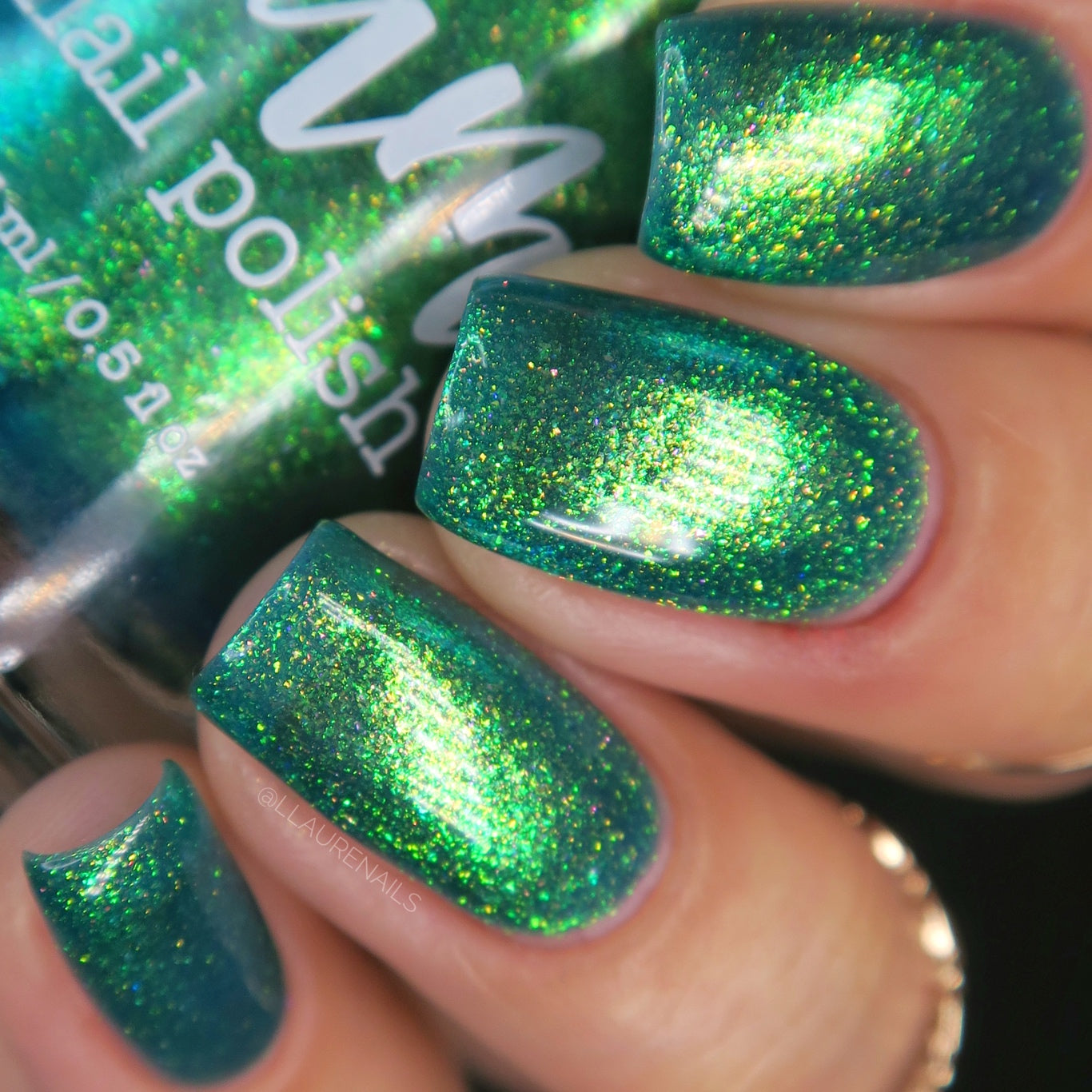 Gone Coastal - Blue Shimmer Nail Polish - Dam