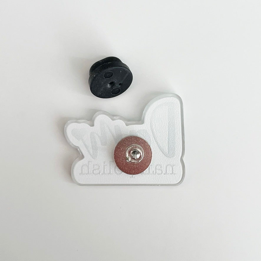 Dam Nail Polish Acrylic Pin - Dam Nail Polish