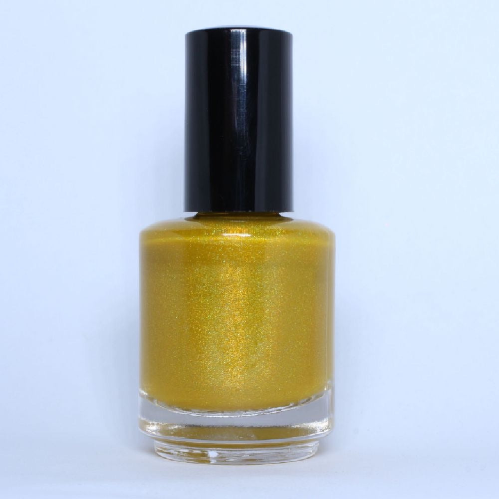 Yellow Topaz - Yellow Holographic Polish - Gemstone Collection - Dam Nail Polish