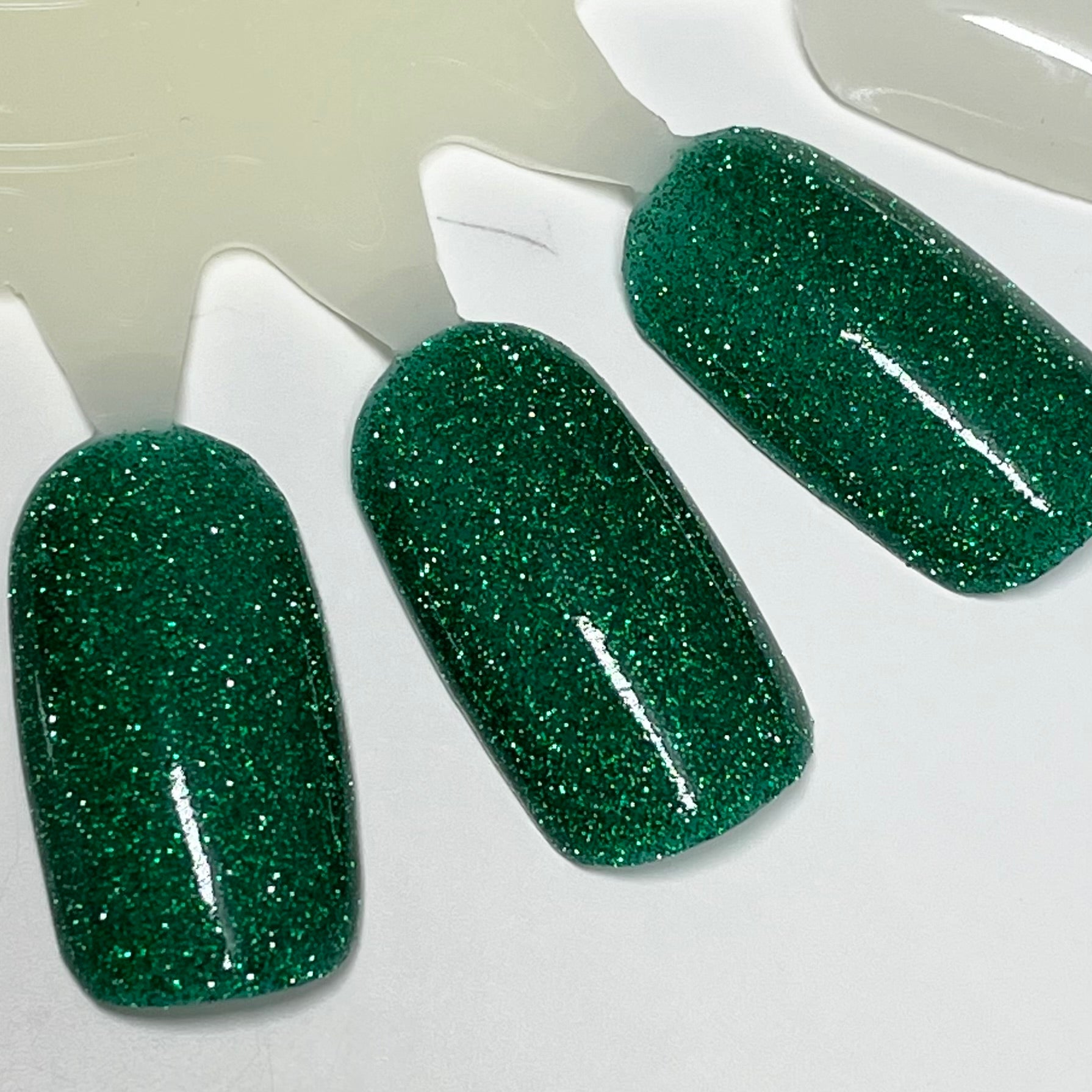 PRE ORDER - Pure Greed - Green Reflective Glitter Nail Polish - Dam